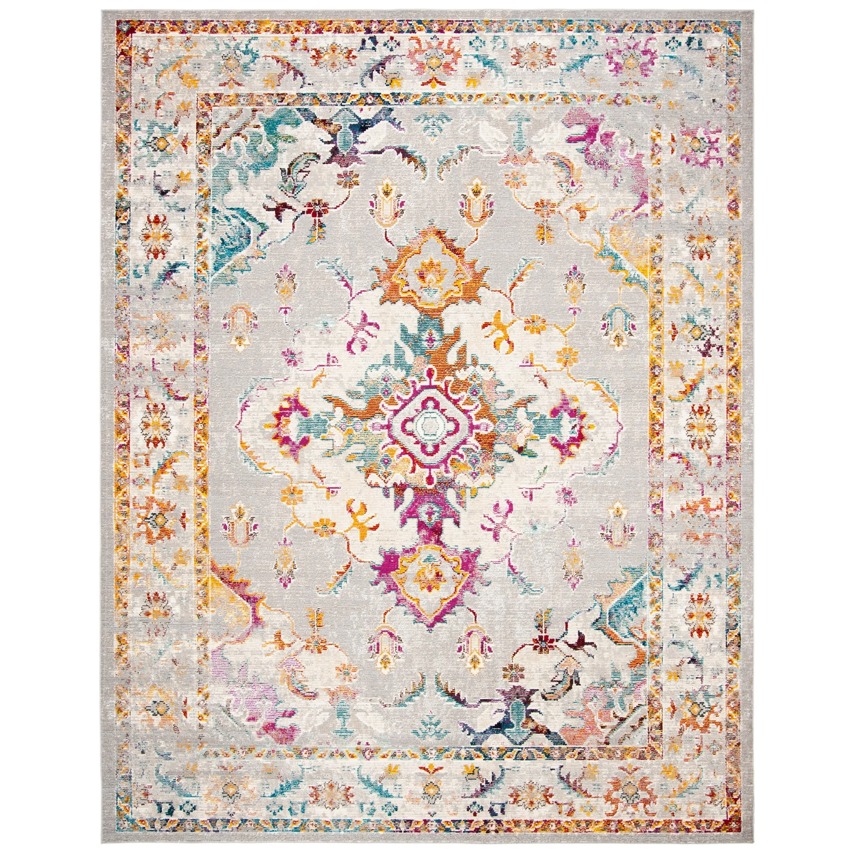 SAFAVIEH Crystal Pintea Vintage Boho Medallion Rug