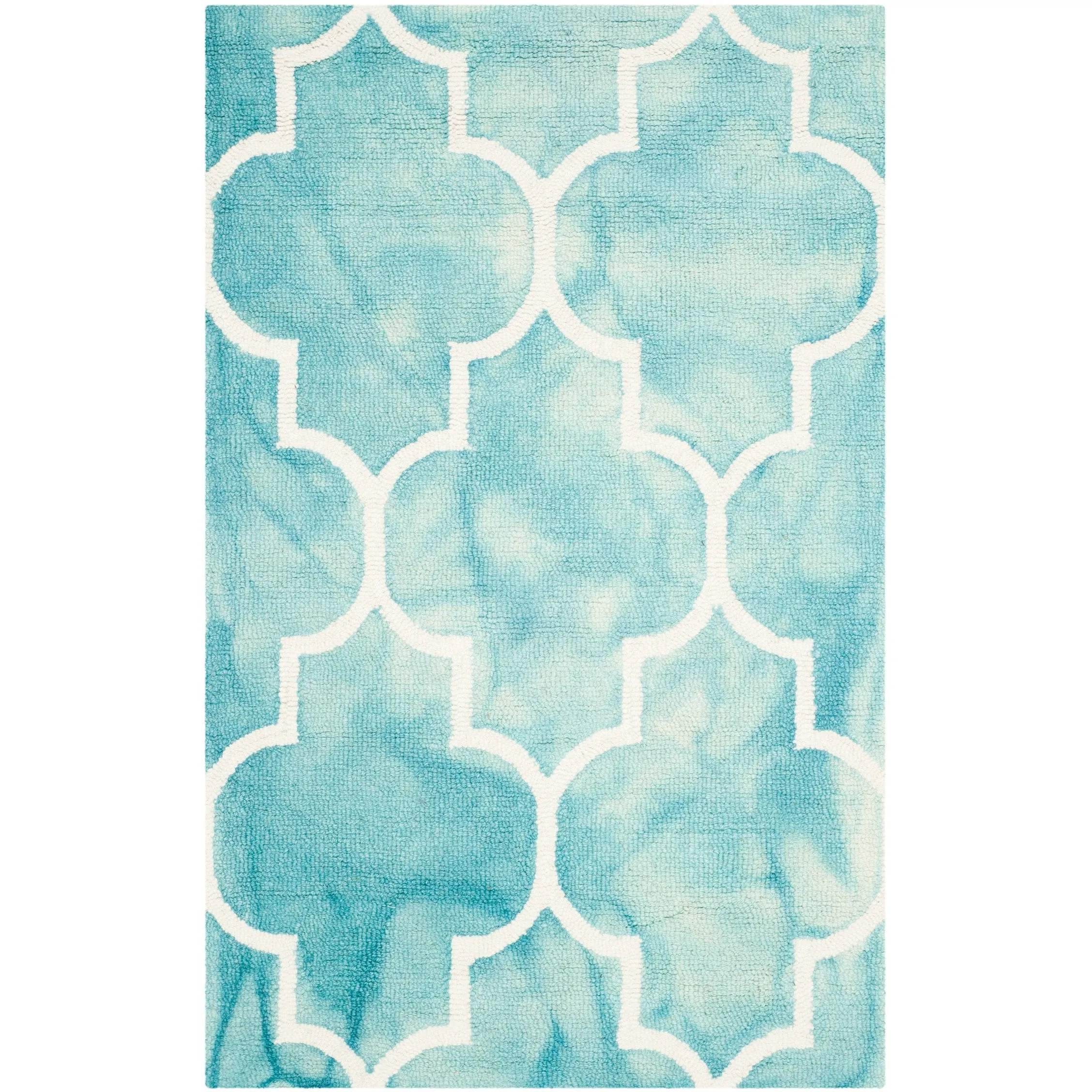 SAFAVIEH Dip Dye Anasthasie Hand-tufted Wool Geometric Area Rug