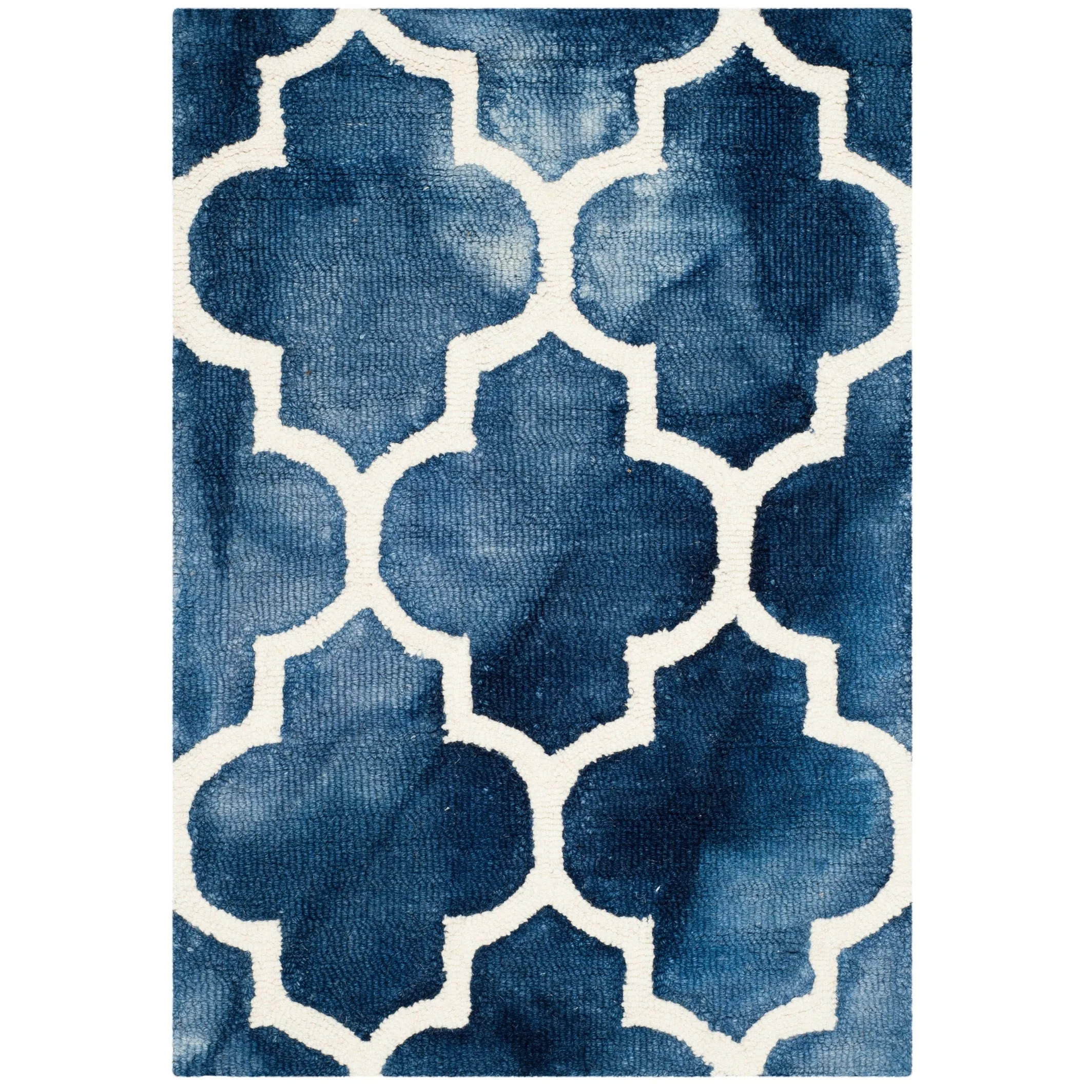SAFAVIEH Dip Dye Anasthasie Hand-tufted Wool Geometric Area Rug