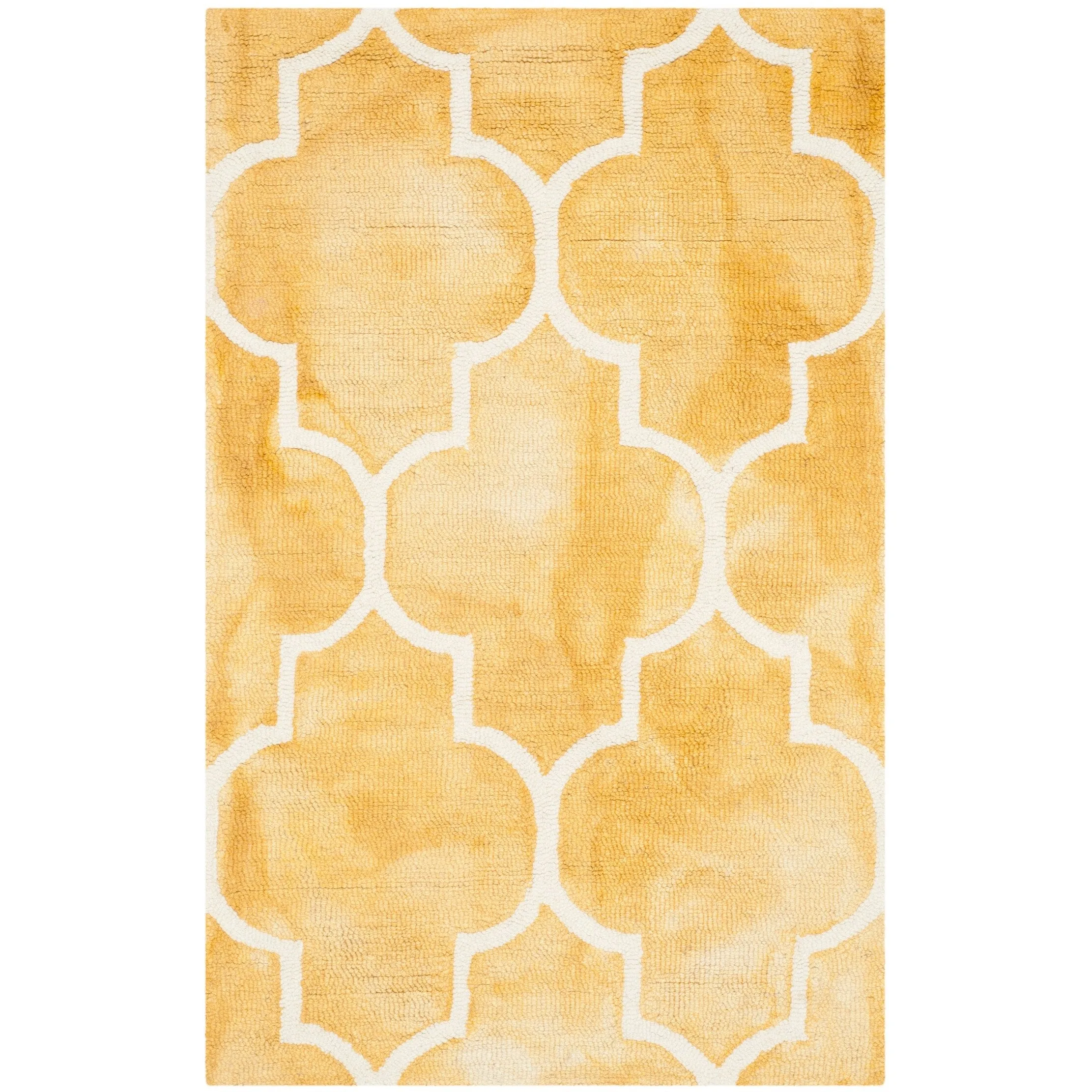SAFAVIEH Dip Dye Anasthasie Hand-tufted Wool Geometric Area Rug