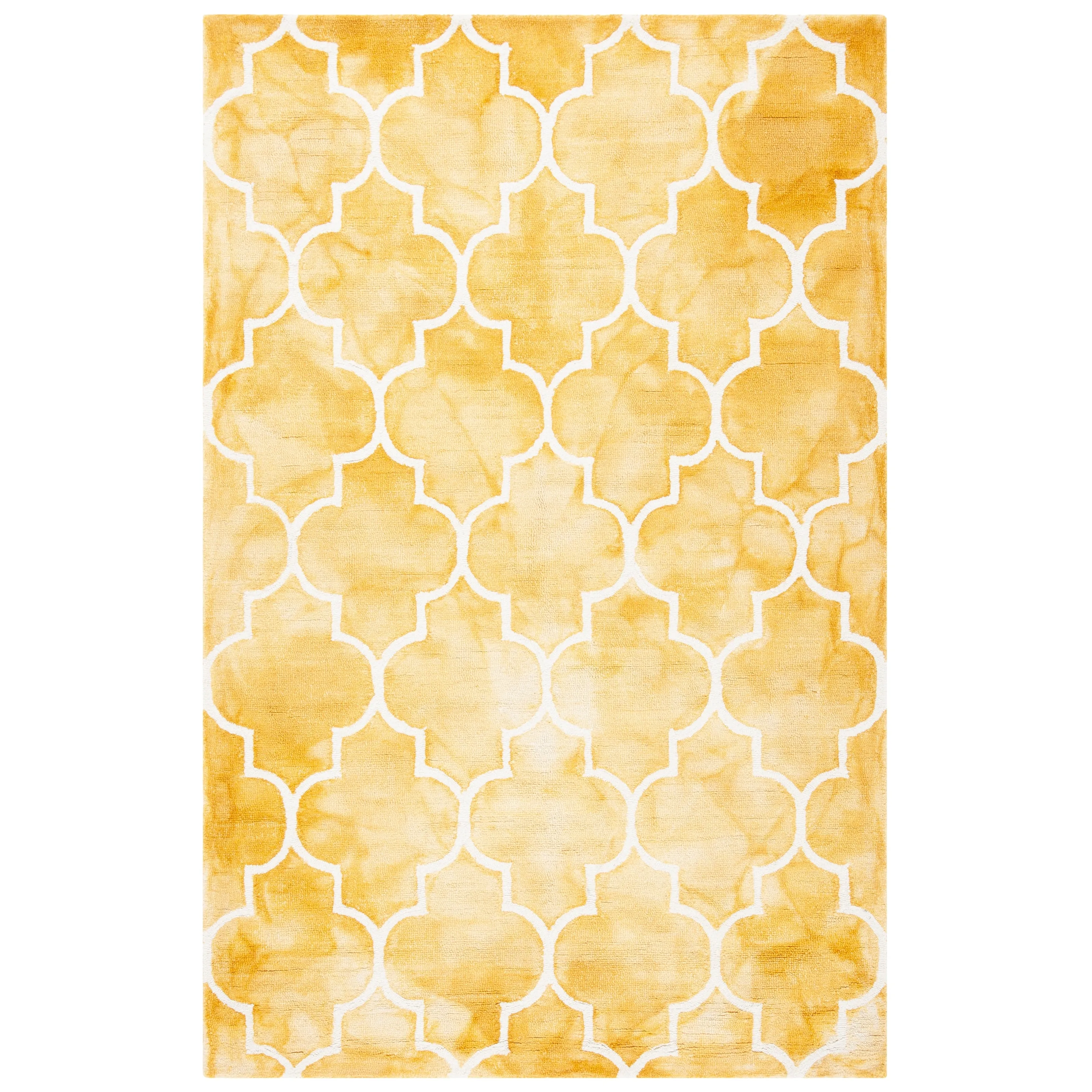 SAFAVIEH Dip Dye Anasthasie Hand-tufted Wool Geometric Area Rug
