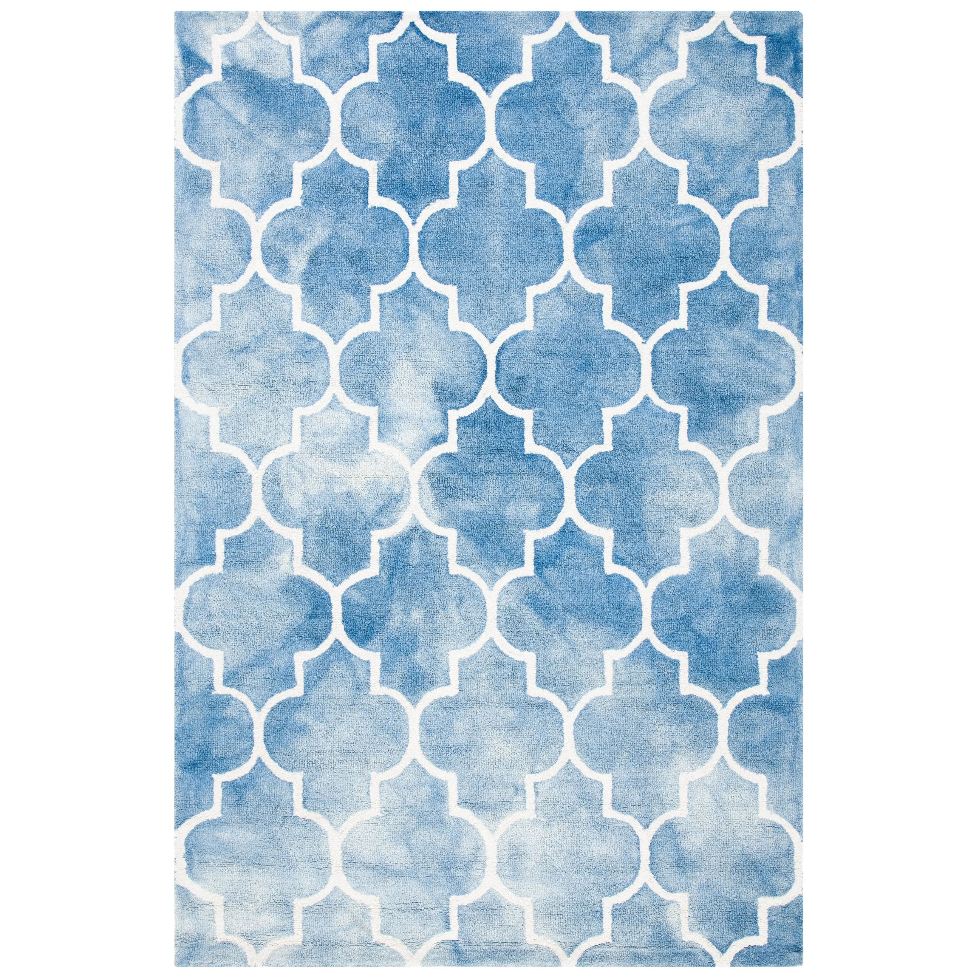 SAFAVIEH Dip Dye Anasthasie Hand-tufted Wool Geometric Area Rug