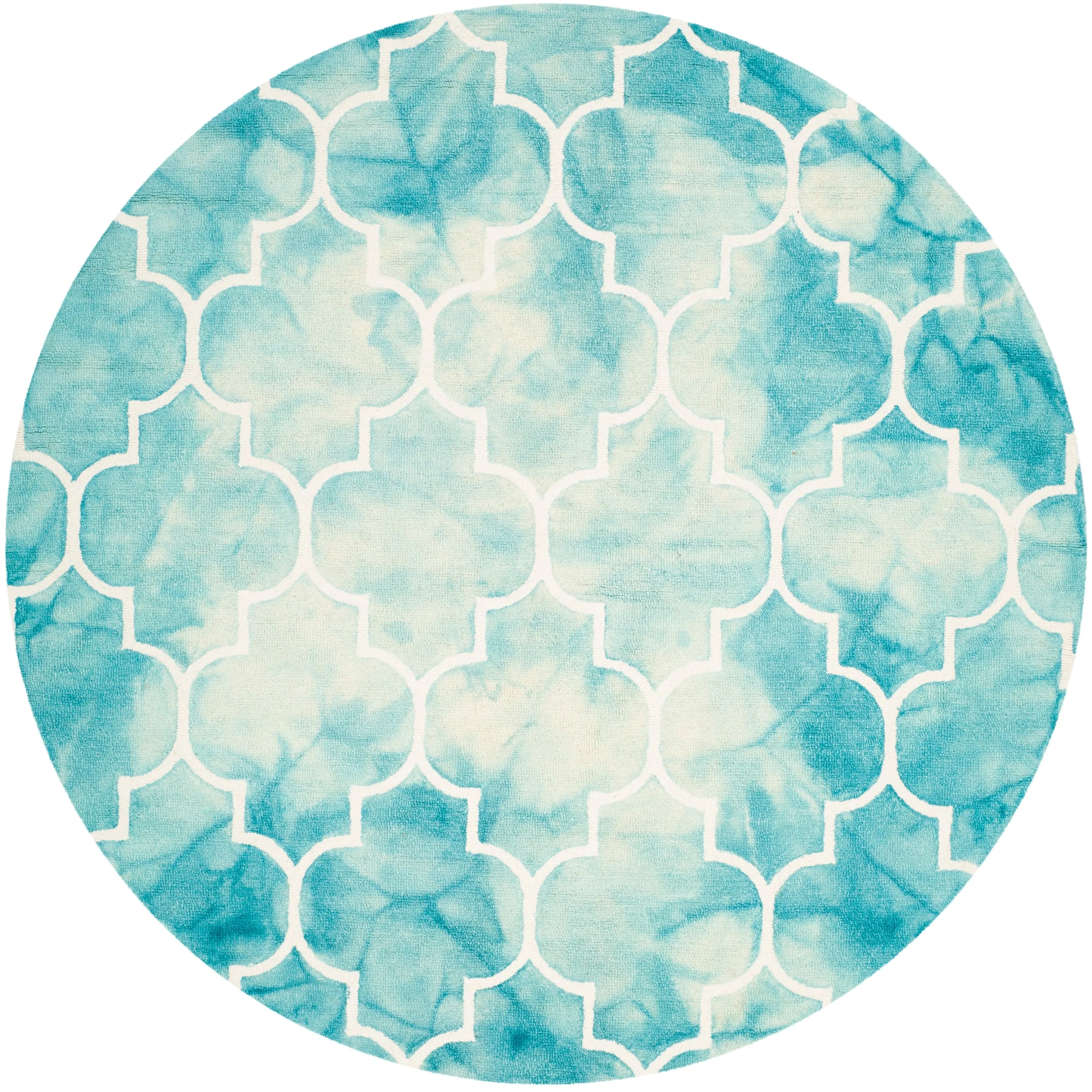 SAFAVIEH Dip Dye Anasthasie Hand-tufted Wool Geometric Area Rug