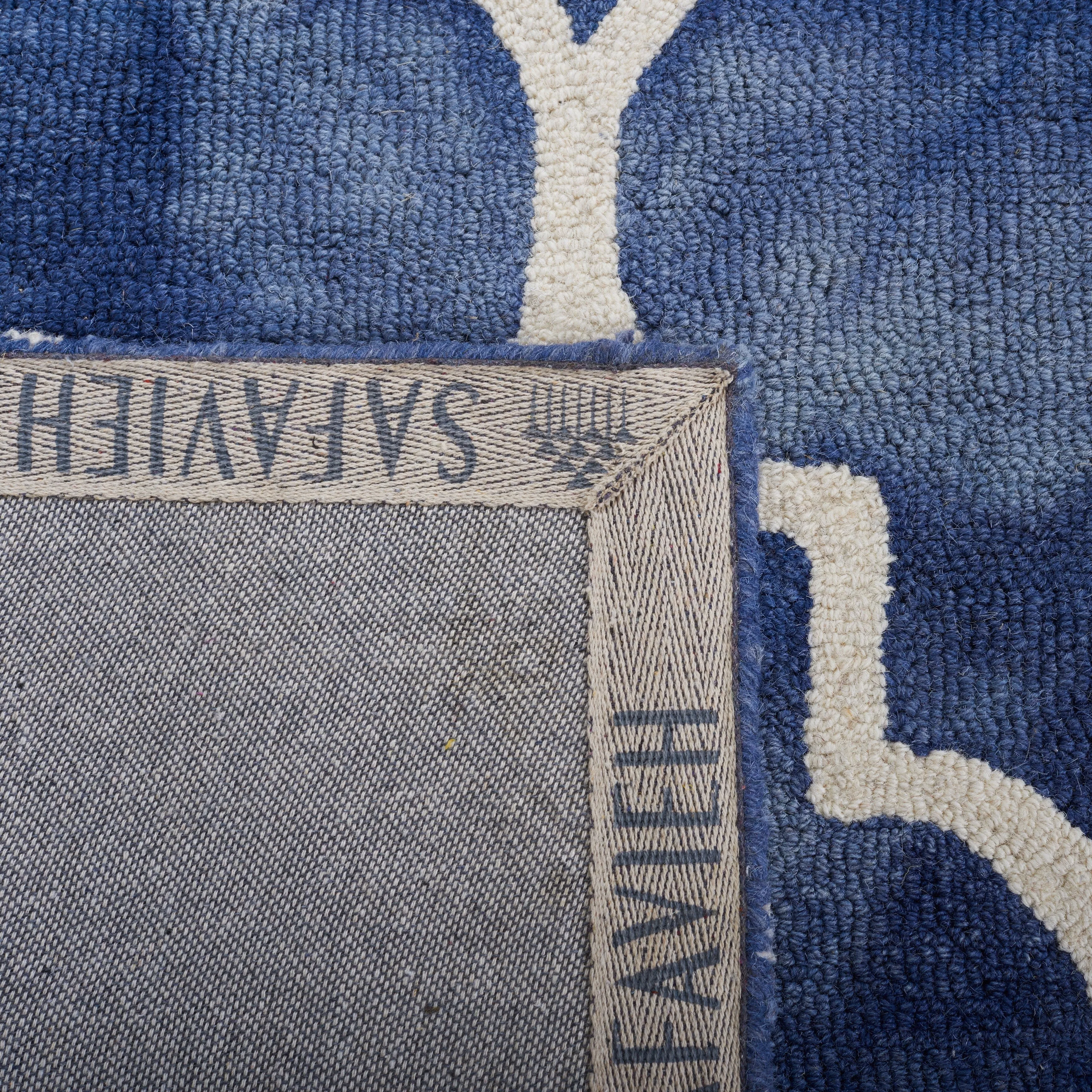 SAFAVIEH Dip Dye Anasthasie Hand-tufted Wool Geometric Area Rug