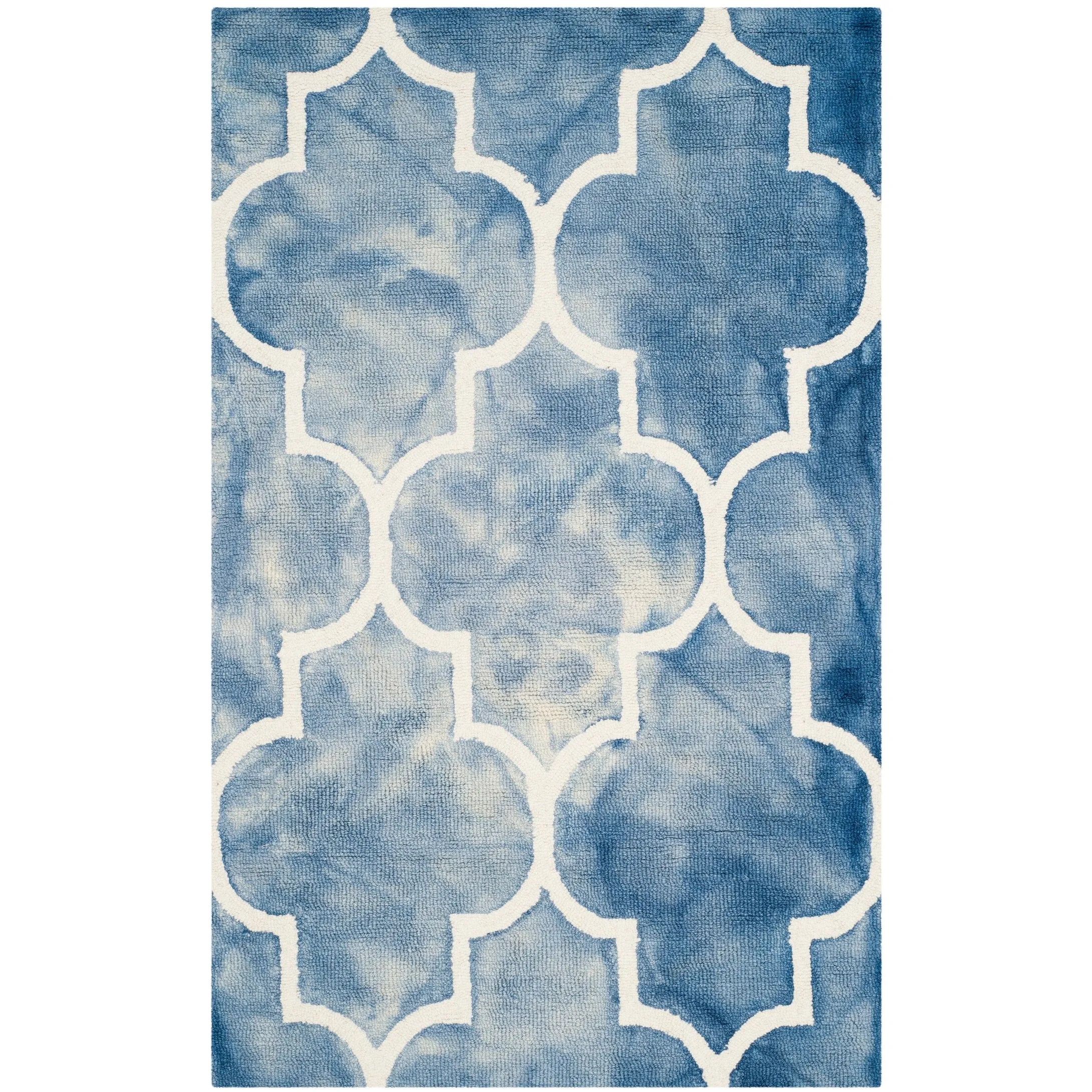 SAFAVIEH Dip Dye Anasthasie Hand-tufted Wool Geometric Area Rug