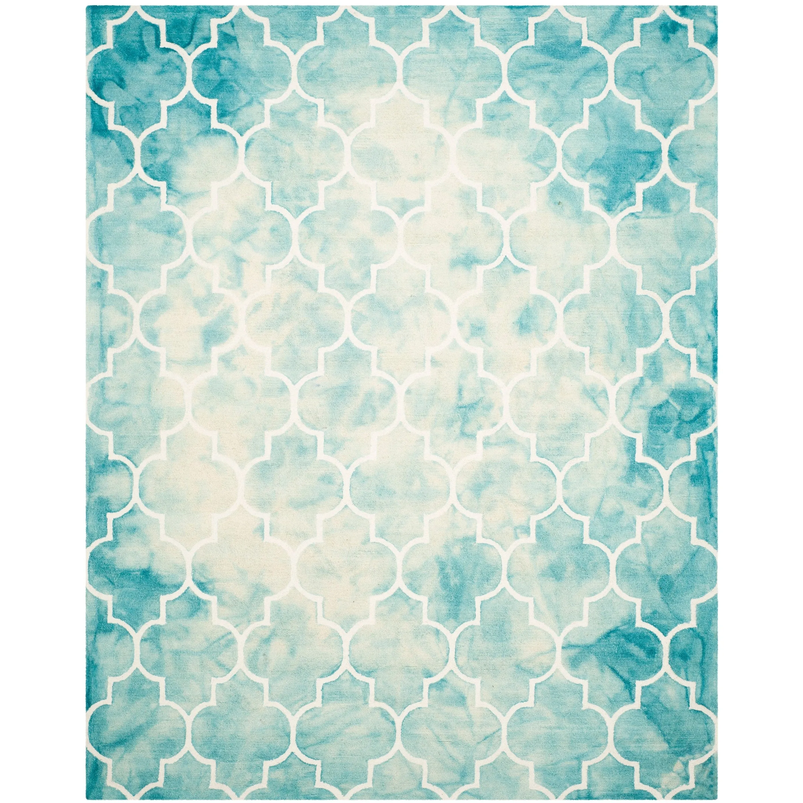 SAFAVIEH Dip Dye Anasthasie Hand-tufted Wool Geometric Area Rug