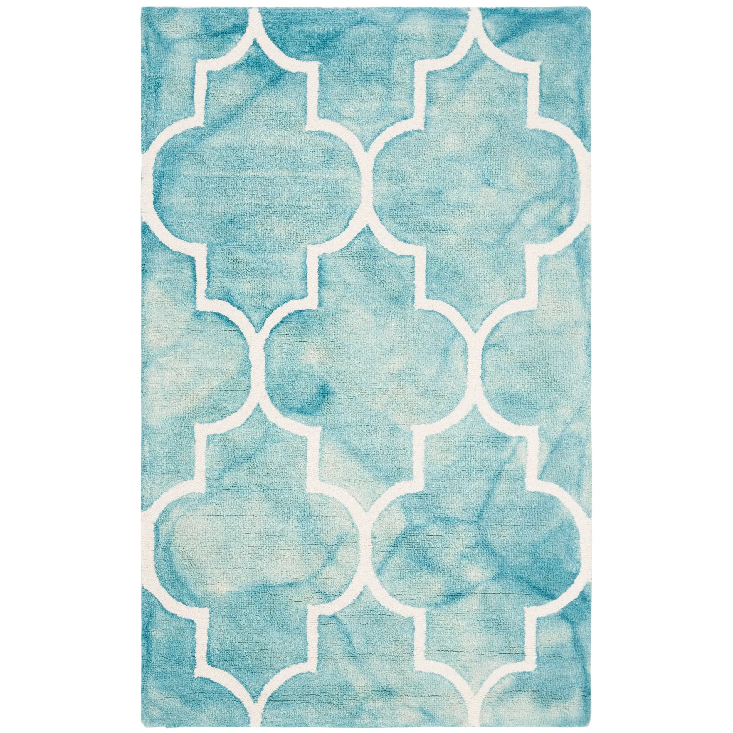SAFAVIEH Dip Dye Anasthasie Hand-tufted Wool Geometric Area Rug