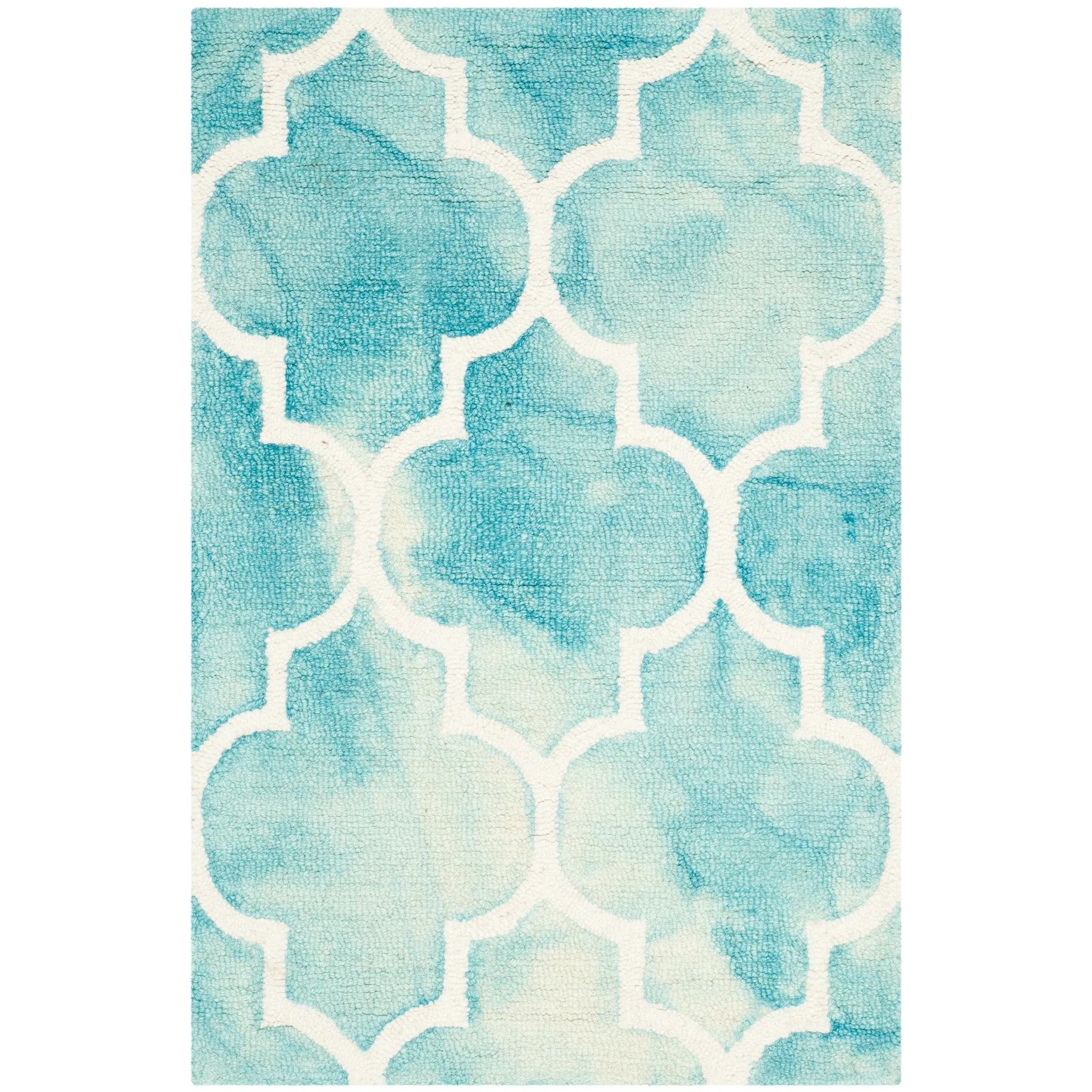 SAFAVIEH Dip Dye Anasthasie Hand-tufted Wool Geometric Area Rug