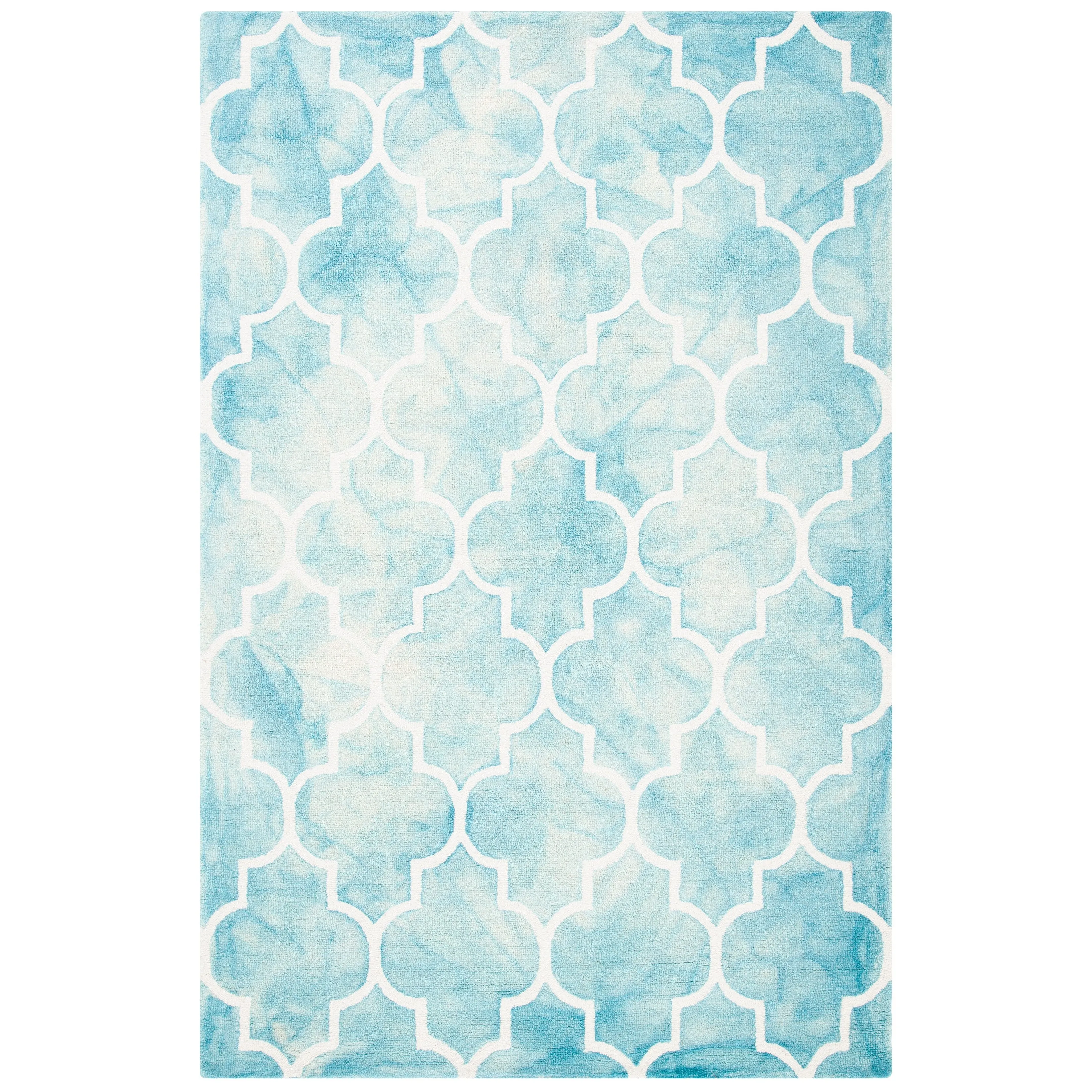 SAFAVIEH Dip Dye Anasthasie Hand-tufted Wool Geometric Area Rug