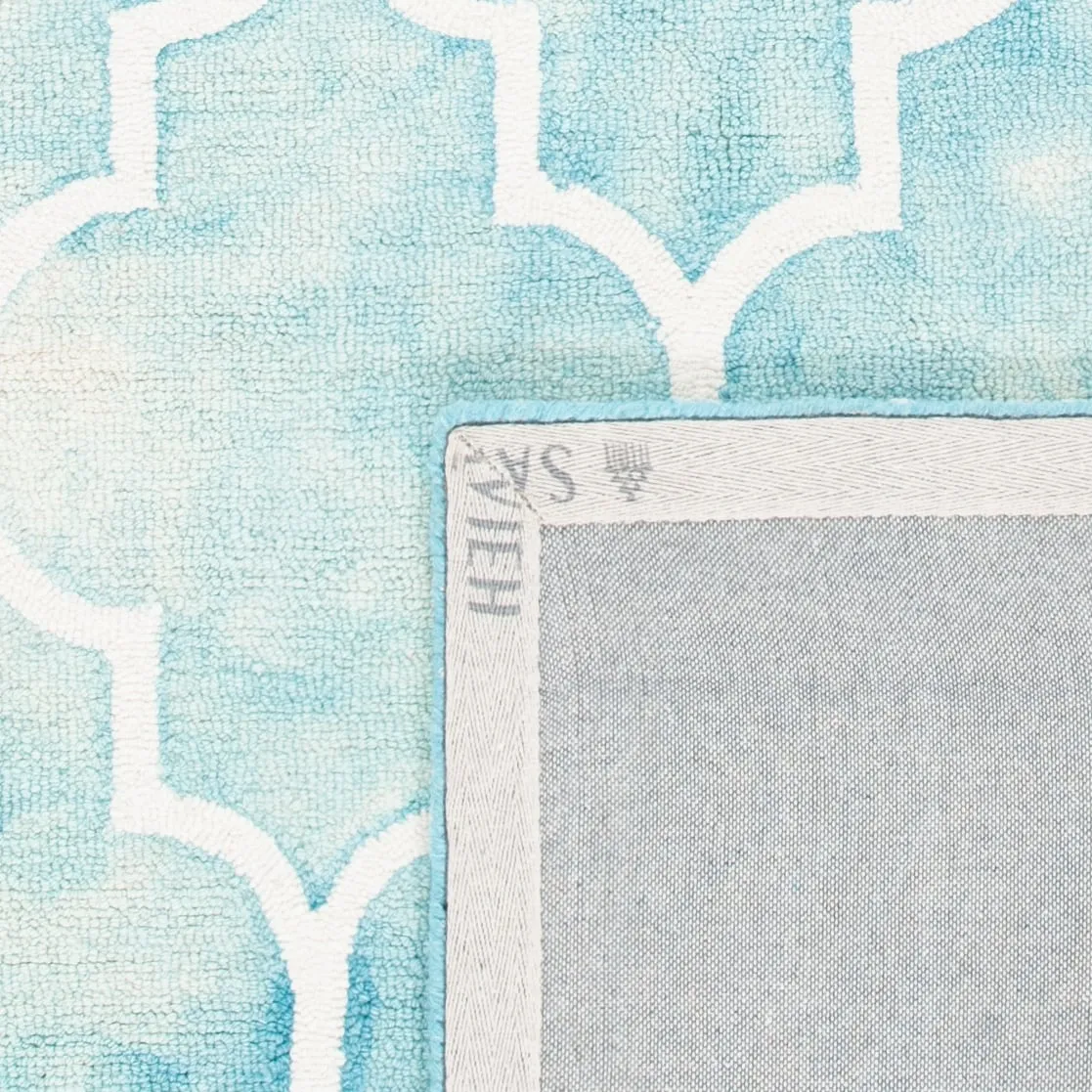 SAFAVIEH Dip Dye Anasthasie Hand-tufted Wool Geometric Area Rug