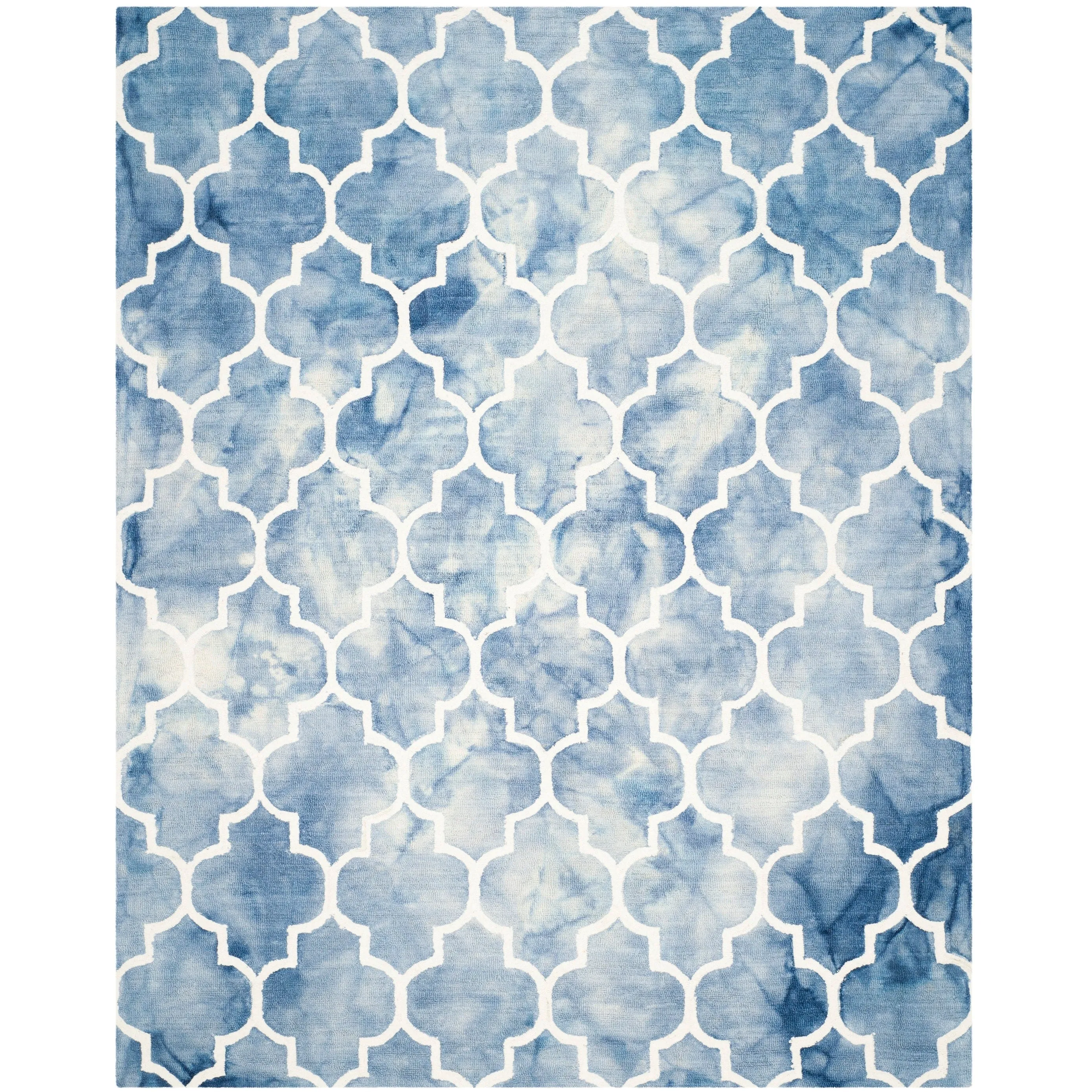 SAFAVIEH Dip Dye Anasthasie Hand-tufted Wool Geometric Area Rug