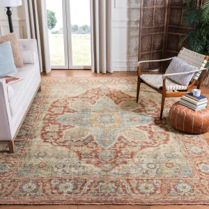 SAFAVIEH Hand-Knotted Izmir Lavdi Traditional Wool Rug