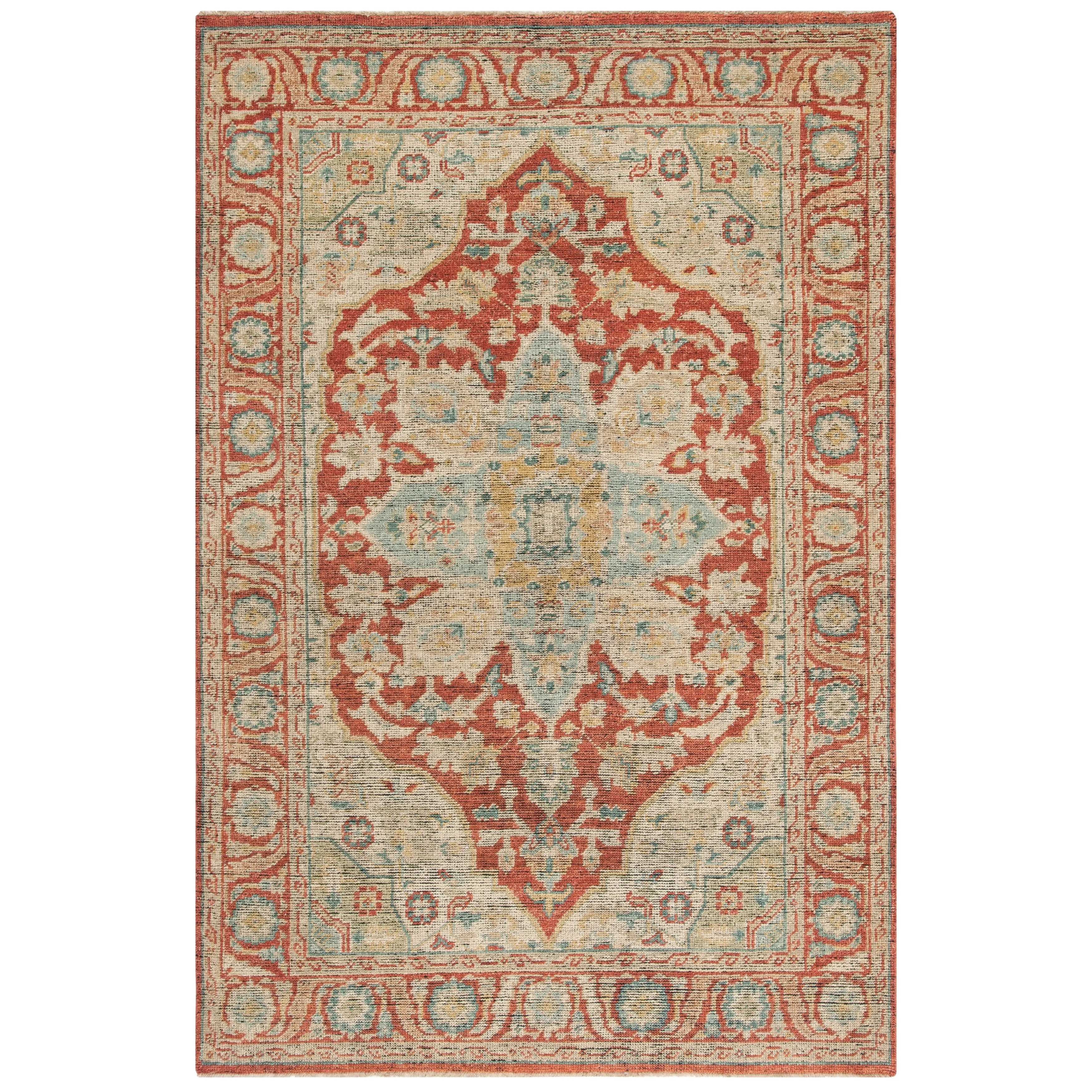 SAFAVIEH Hand-Knotted Izmir Lavdi Traditional Wool Rug