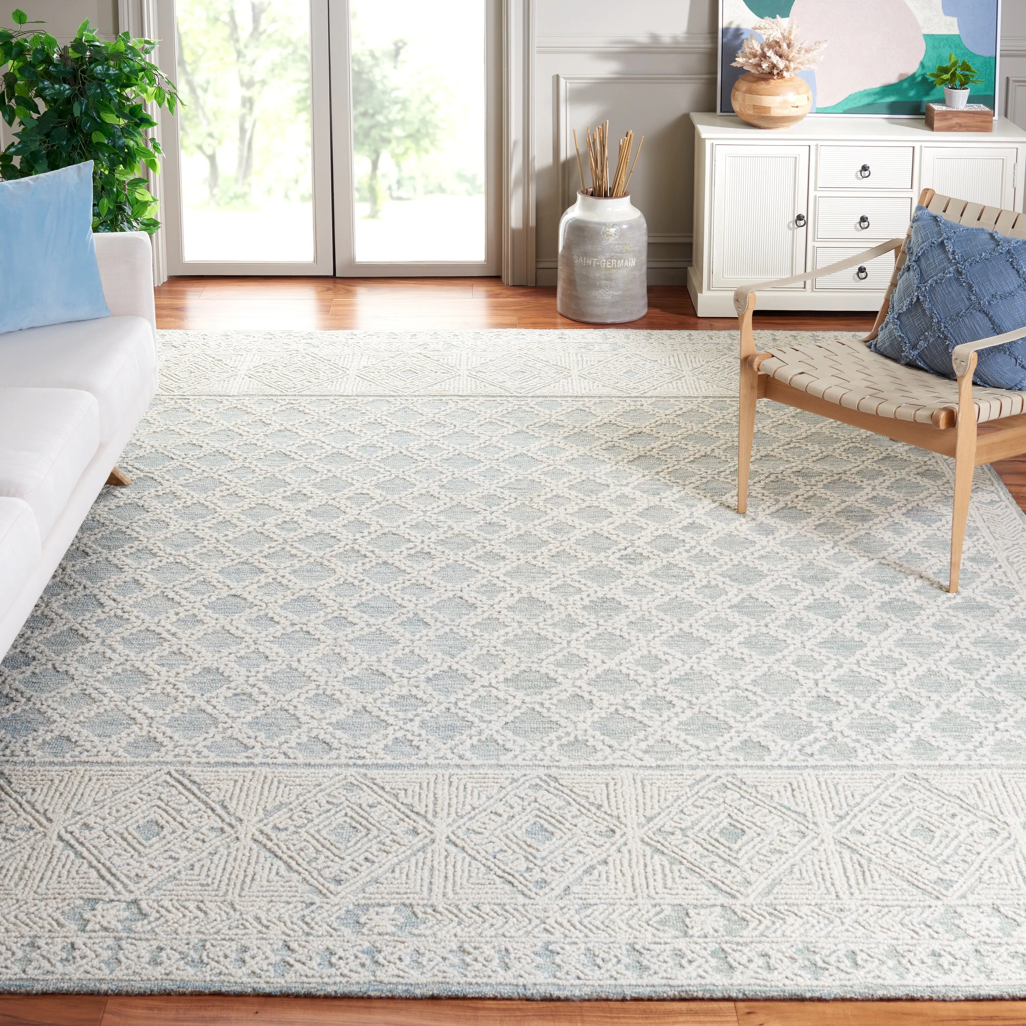 SAFAVIEH Handmade Abstract Erela Contemporary Wool Rug