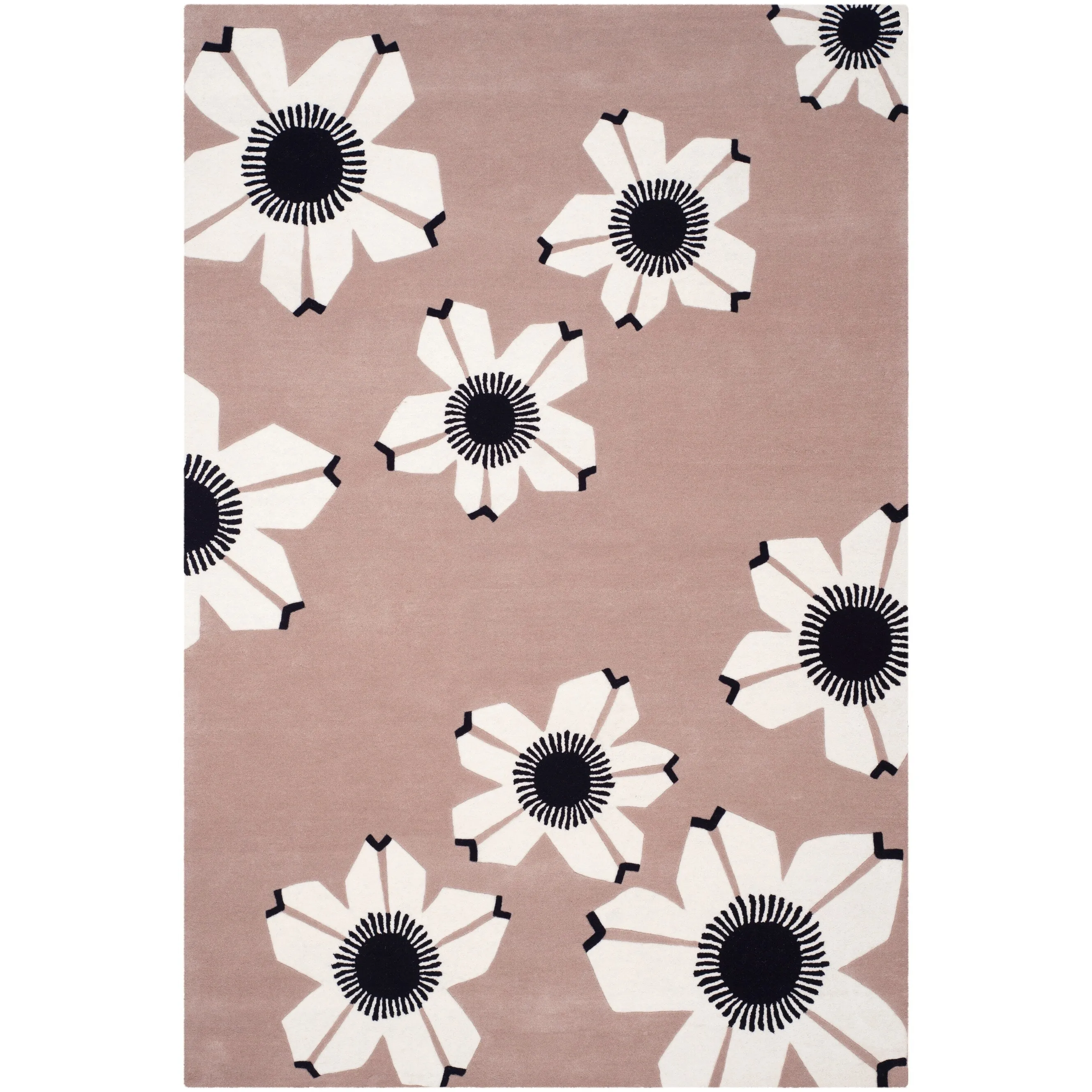 SAFAVIEH Handmade Allure Kondzha Modern Floral Wool Rug