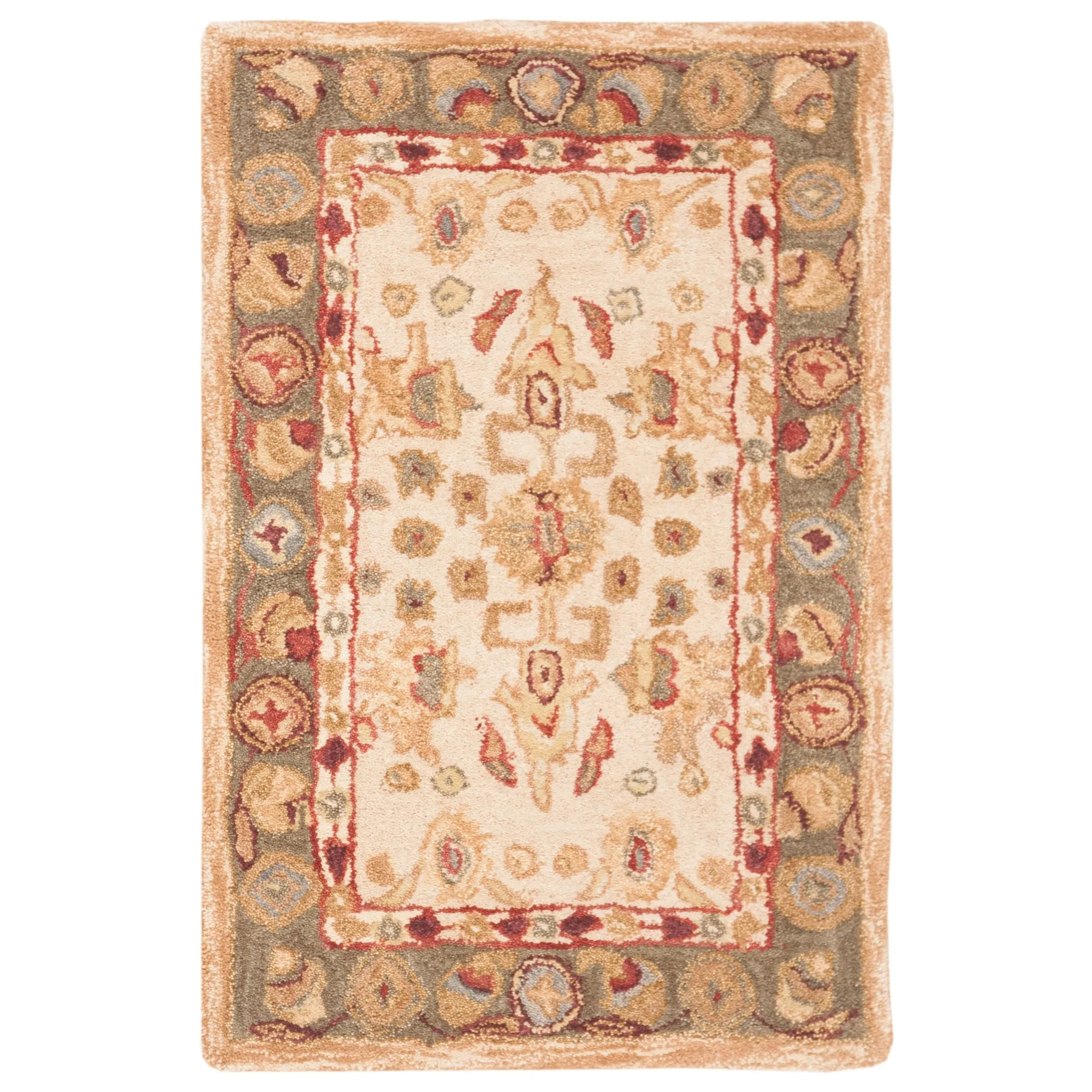 SAFAVIEH Handmade Anatolia Bibbi Traditional Oriental Hand-spun Wool Rug
