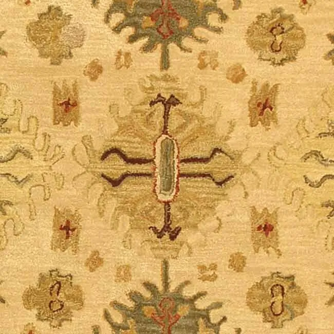 SAFAVIEH Handmade Anatolia Bibbi Traditional Oriental Hand-spun Wool Rug