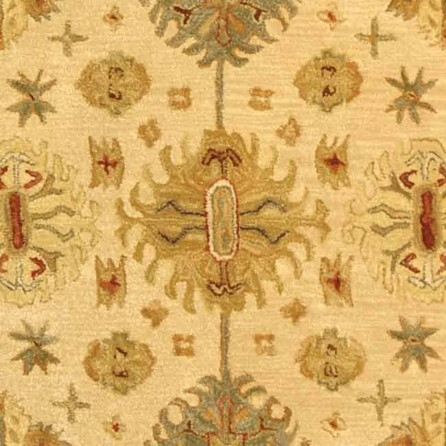 SAFAVIEH Handmade Anatolia Bibbi Traditional Oriental Hand-spun Wool Rug
