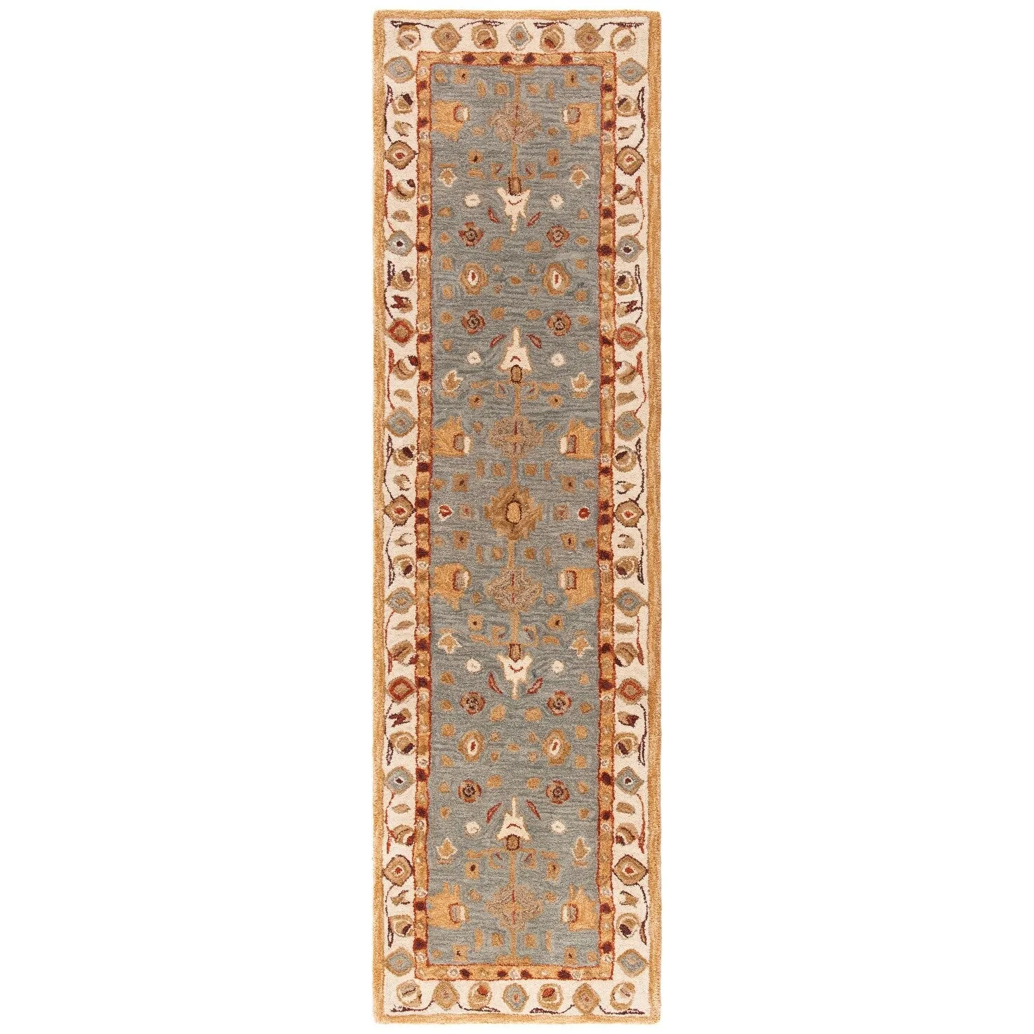 SAFAVIEH Handmade Anatolia Bibbi Traditional Oriental Hand-spun Wool Rug
