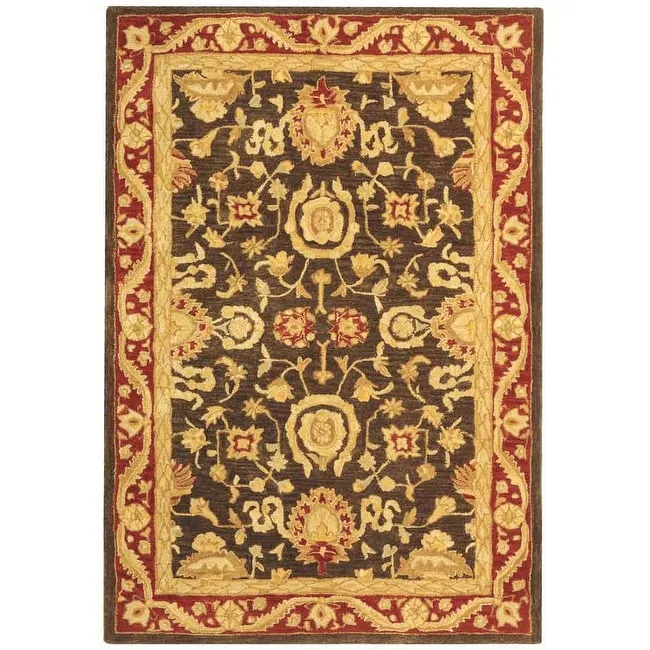 SAFAVIEH Handmade Anatolia Bibi Traditional Oriental Hand-spun Wool Rug