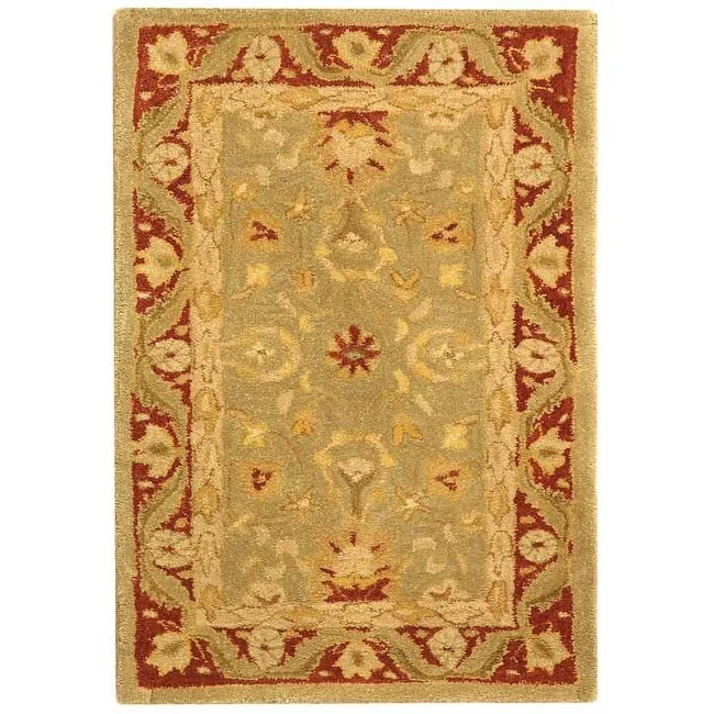SAFAVIEH Handmade Anatolia Bibi Traditional Oriental Hand-spun Wool Rug