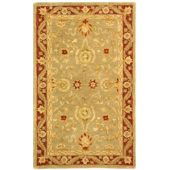 SAFAVIEH Handmade Anatolia Bibi Traditional Oriental Hand-spun Wool Rug