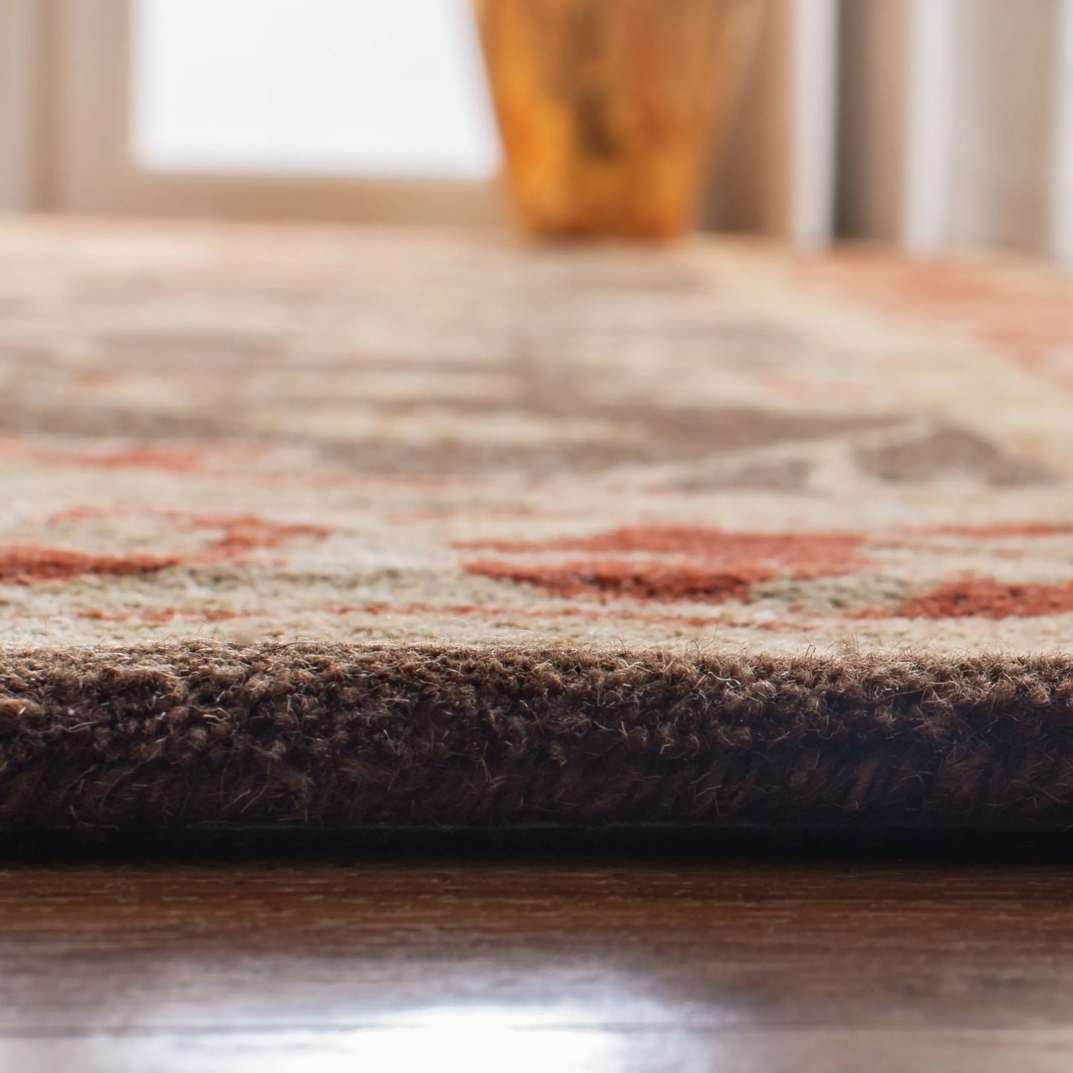 SAFAVIEH Handmade Anatolia Evanthia Traditional Oriental Hand-spun Wool Rug