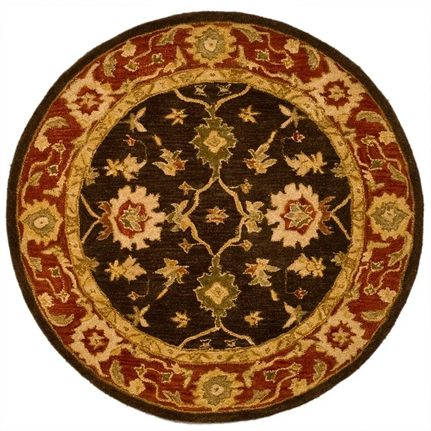SAFAVIEH Handmade Anatolia Evanthia Traditional Oriental Hand-spun Wool Rug