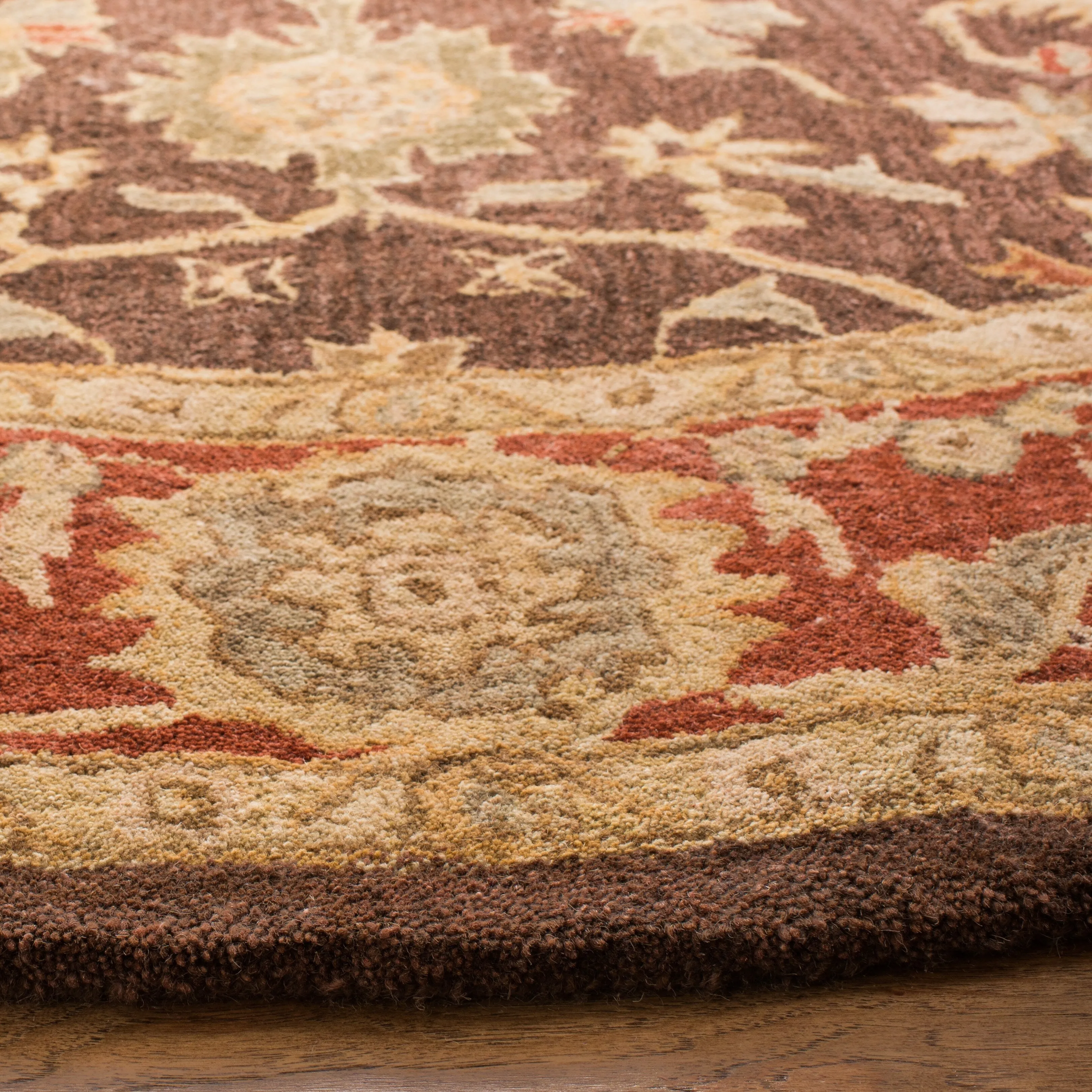 SAFAVIEH Handmade Anatolia Evanthia Traditional Oriental Hand-spun Wool Rug
