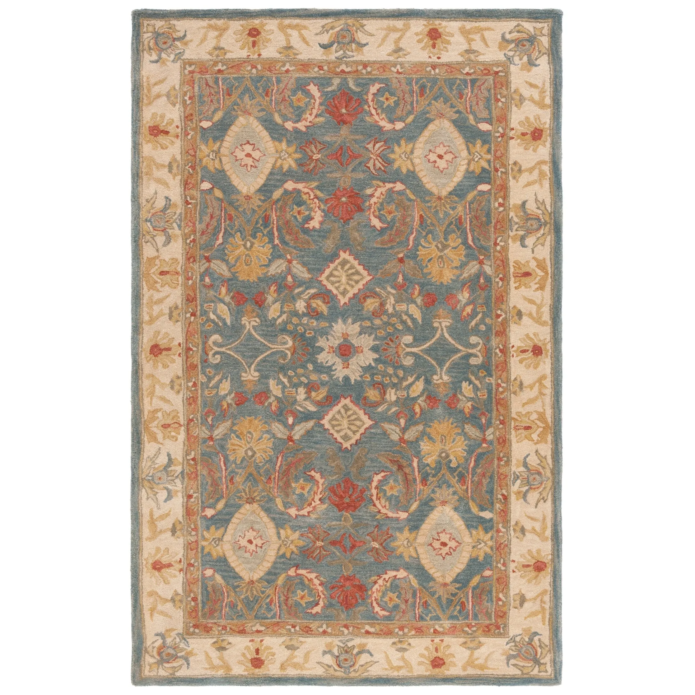 SAFAVIEH Handmade Anatolia Lieke Traditional Oriental Hand-spun Wool Rug