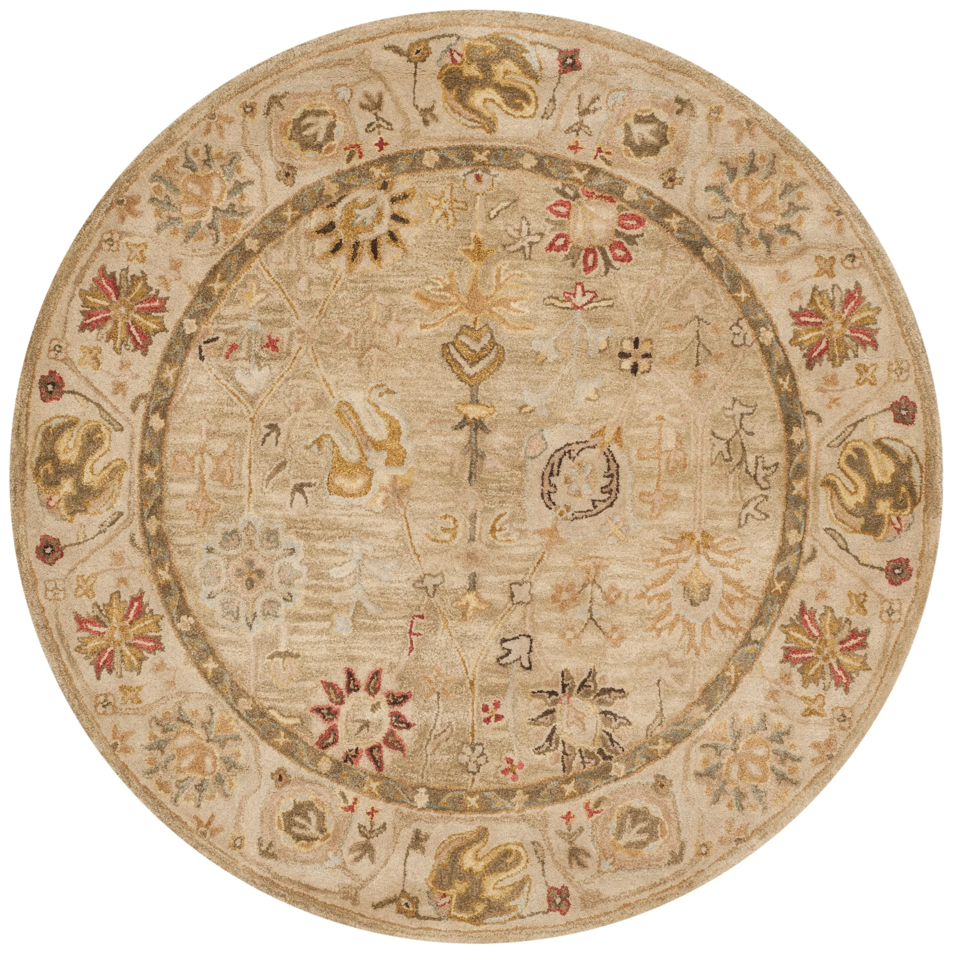SAFAVIEH Handmade Antiquity Bushra Traditional Oriental Wool Rug