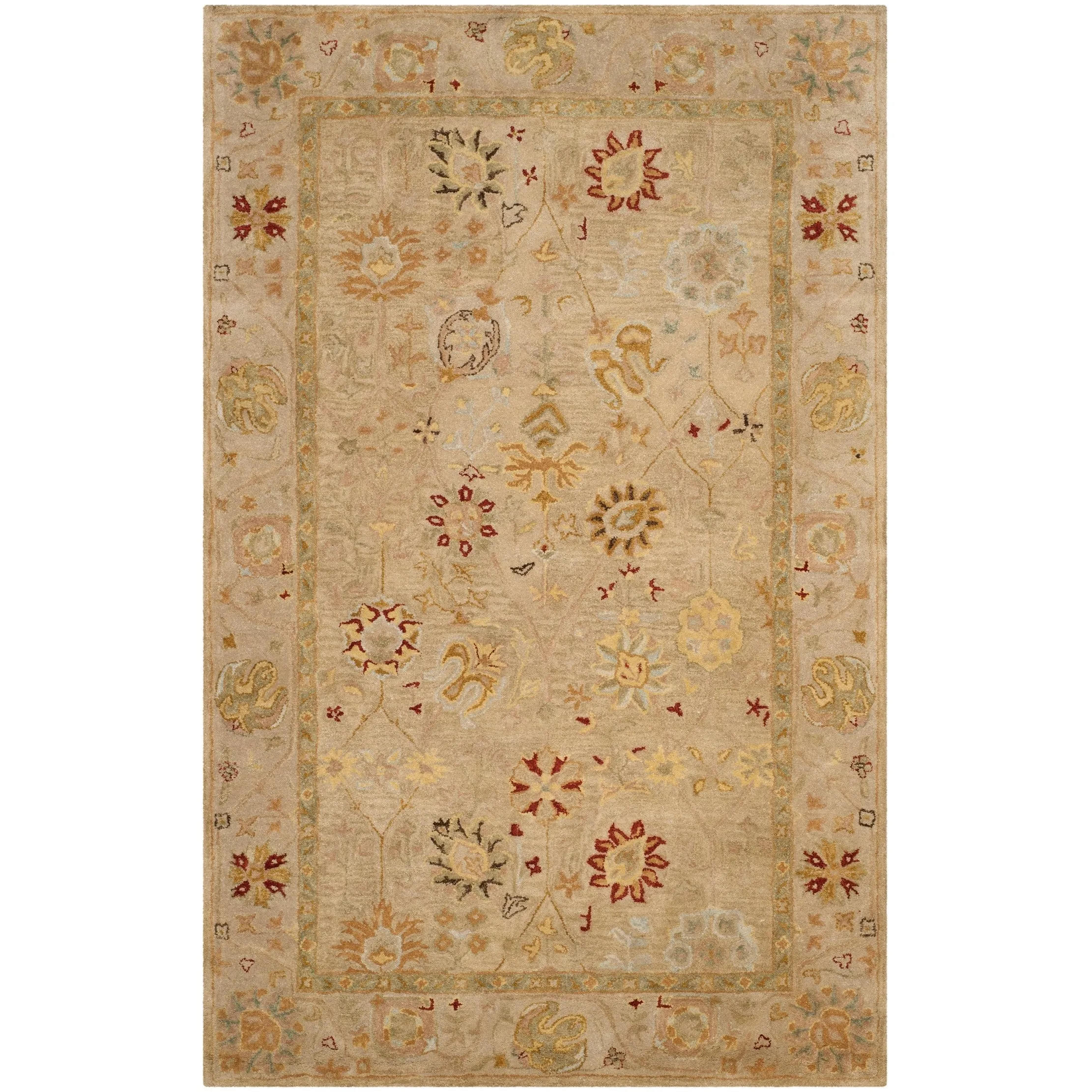 SAFAVIEH Handmade Antiquity Bushra Traditional Oriental Wool Rug