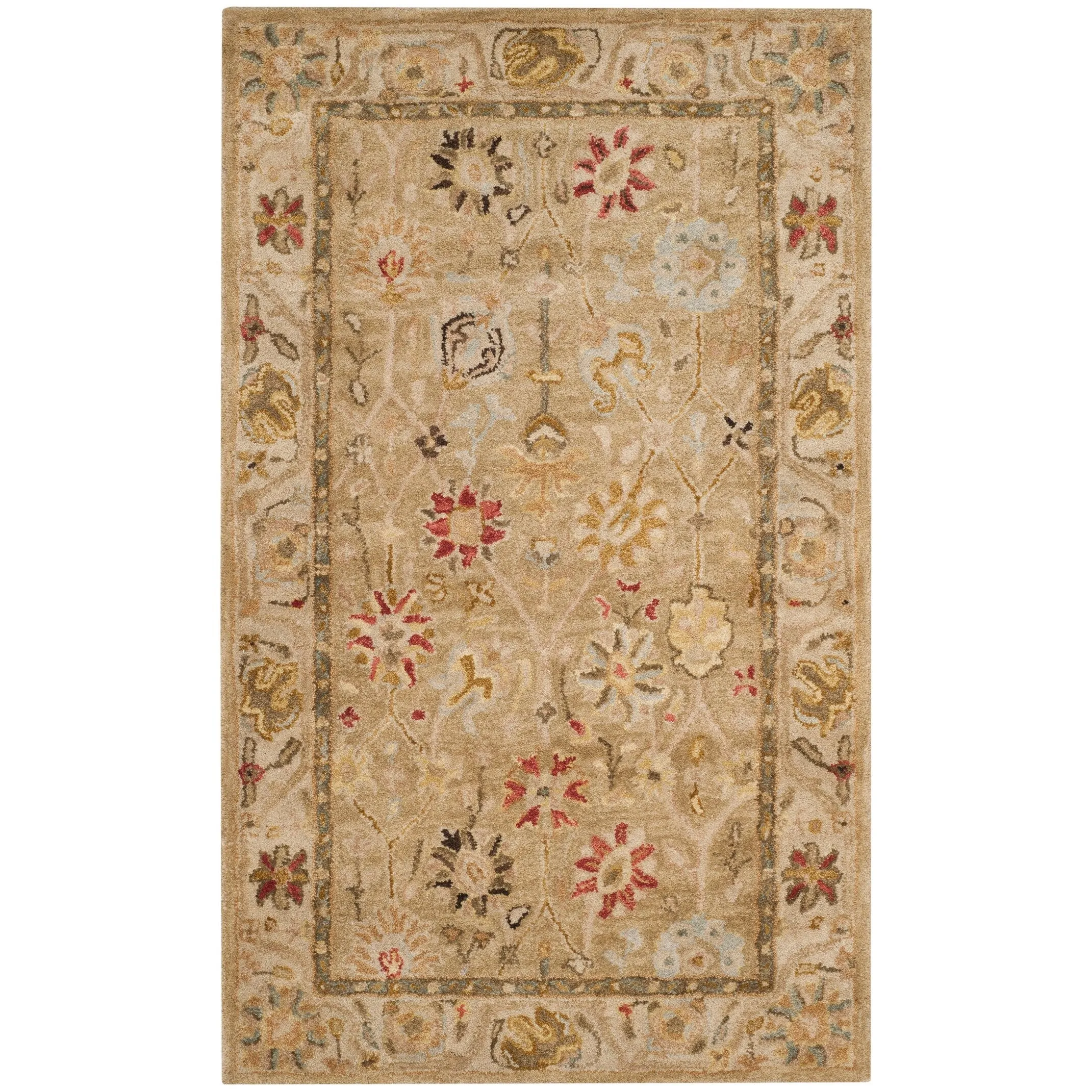 SAFAVIEH Handmade Antiquity Bushra Traditional Oriental Wool Rug