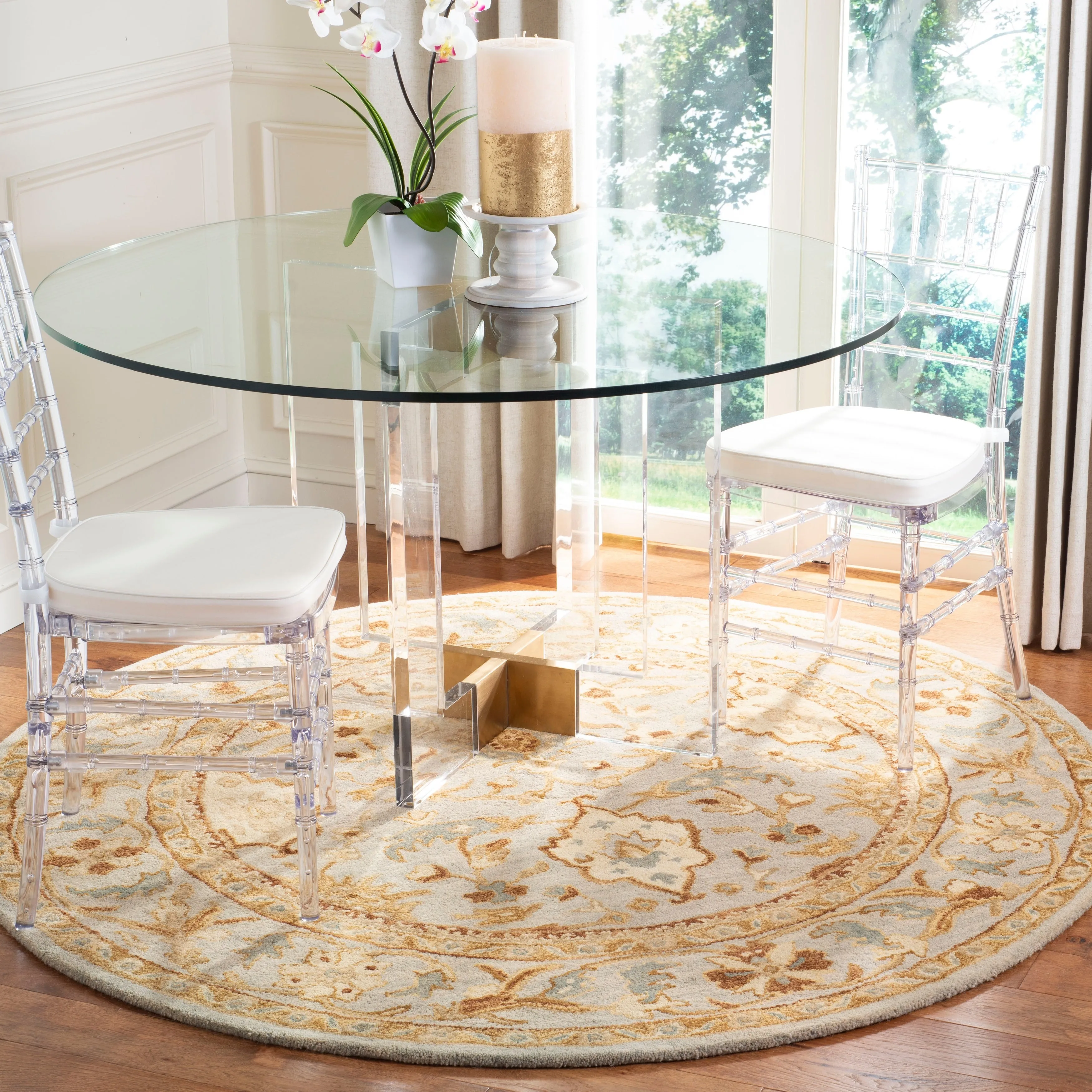 SAFAVIEH. Handmade Antiquity Zhazira Traditional Wool Rug