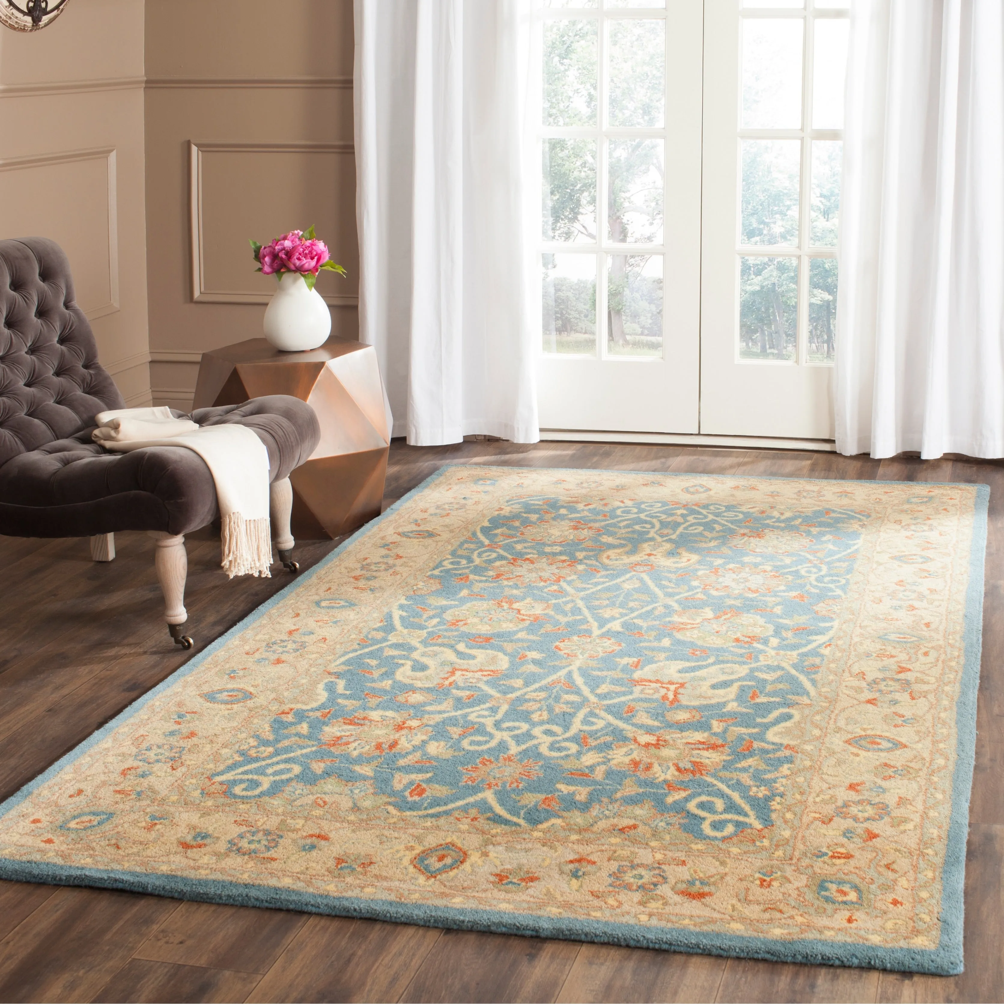 SAFAVIEH Handmade Antiquity Zurie Traditional Oriental Wool Rug