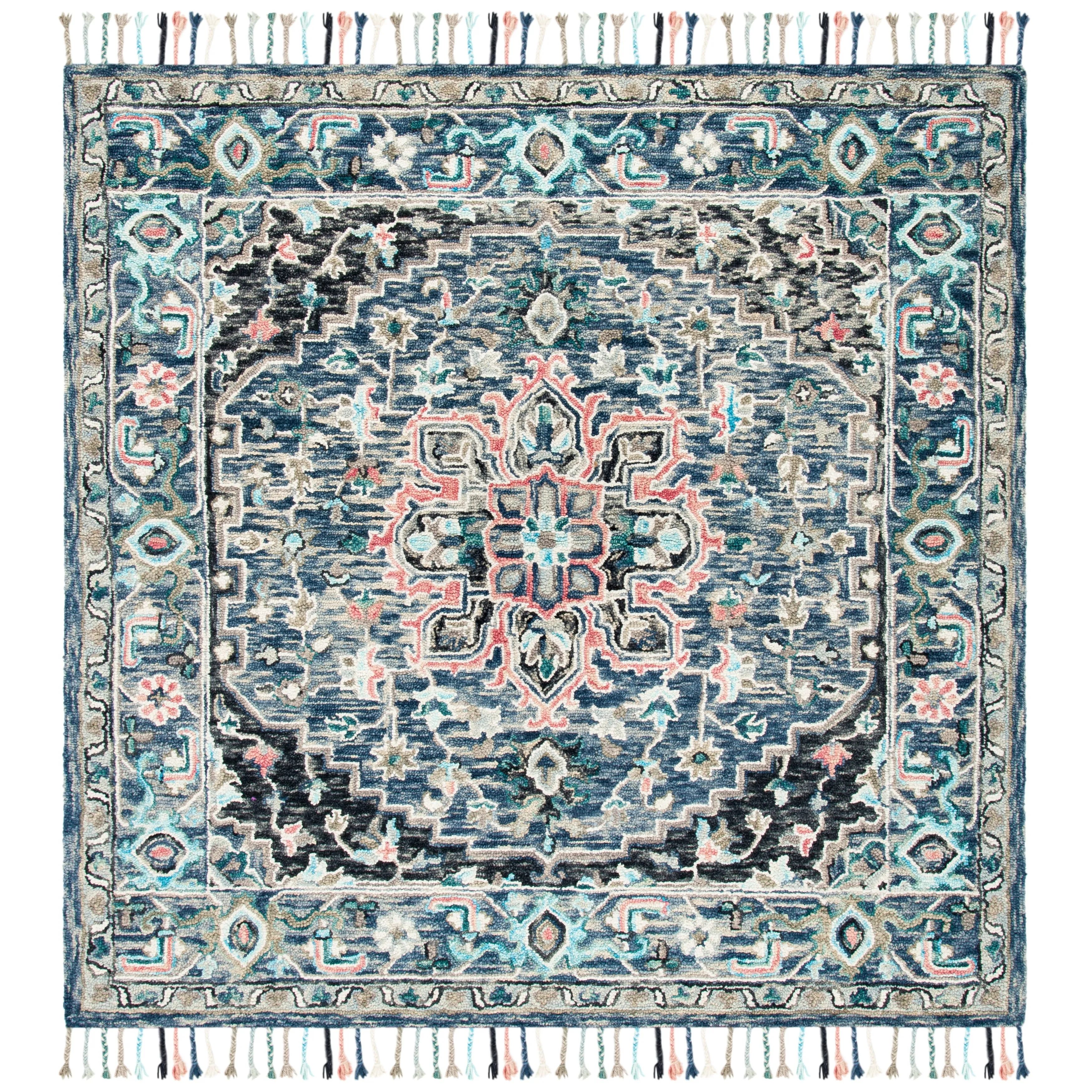 SAFAVIEH Handmade Aspen Catrine Boho Wool Tassel Rug