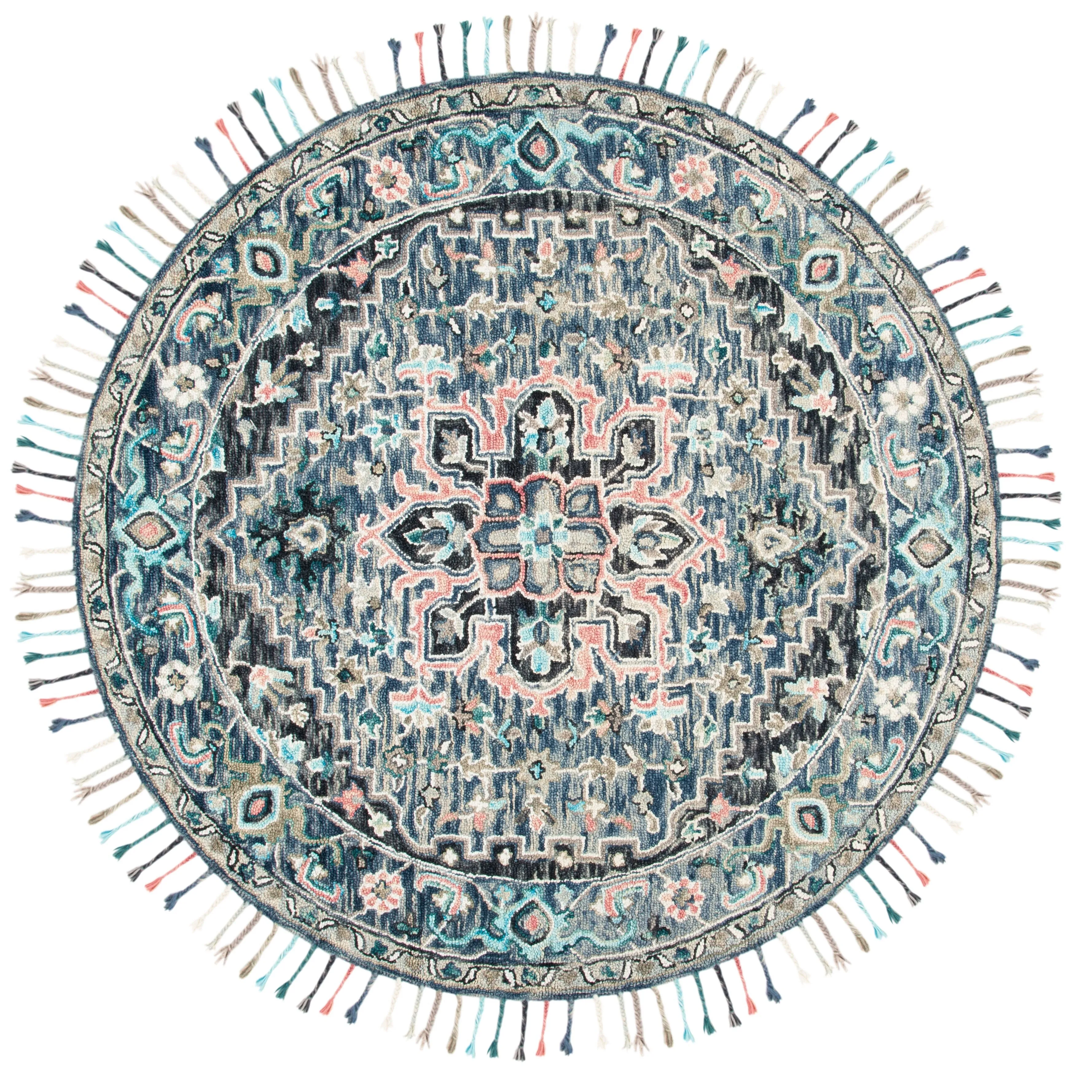 SAFAVIEH Handmade Aspen Catrine Boho Wool Tassel Rug