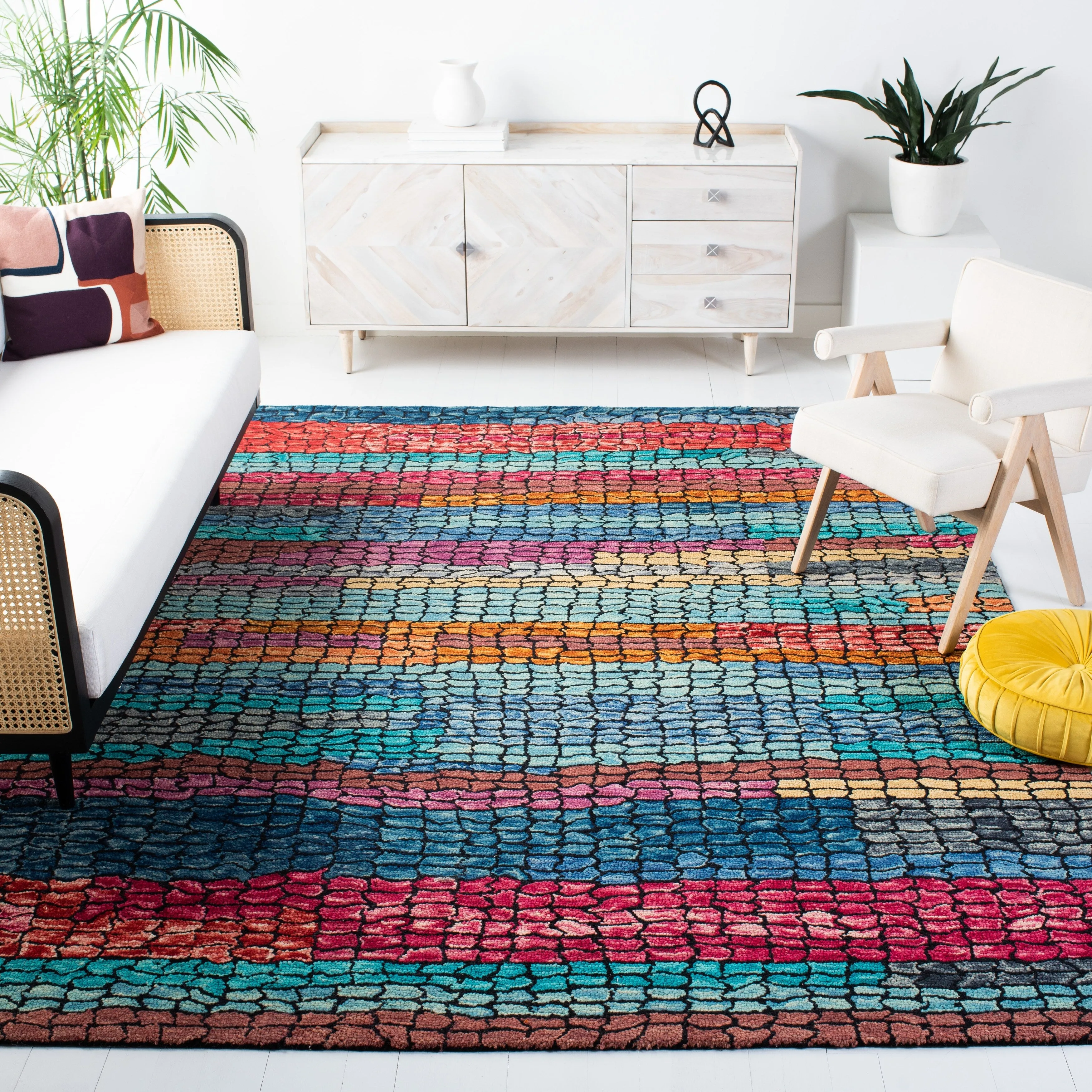 SAFAVIEH Handmade Aspen Christy Bohemian Wool Rug