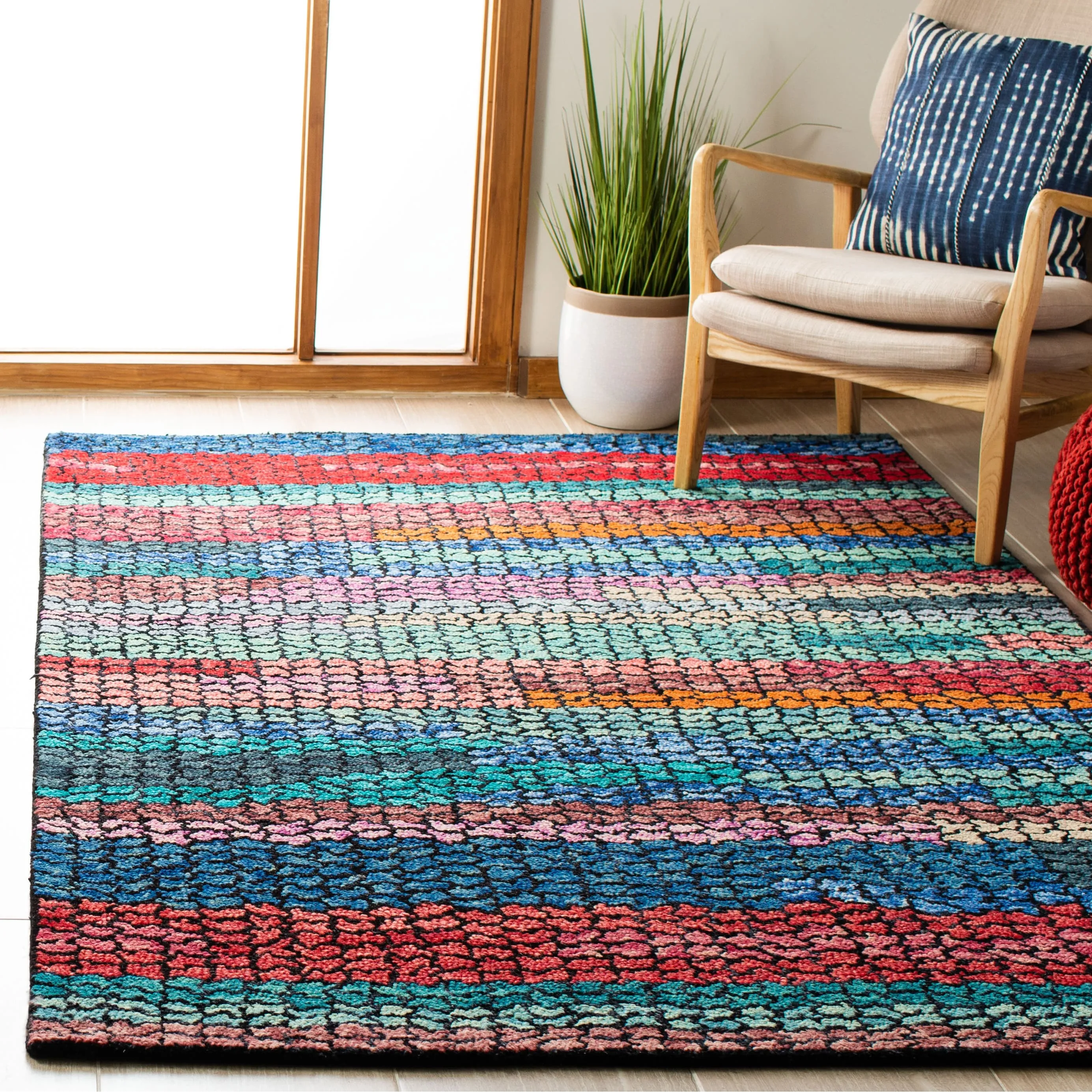SAFAVIEH Handmade Aspen Christy Bohemian Wool Rug