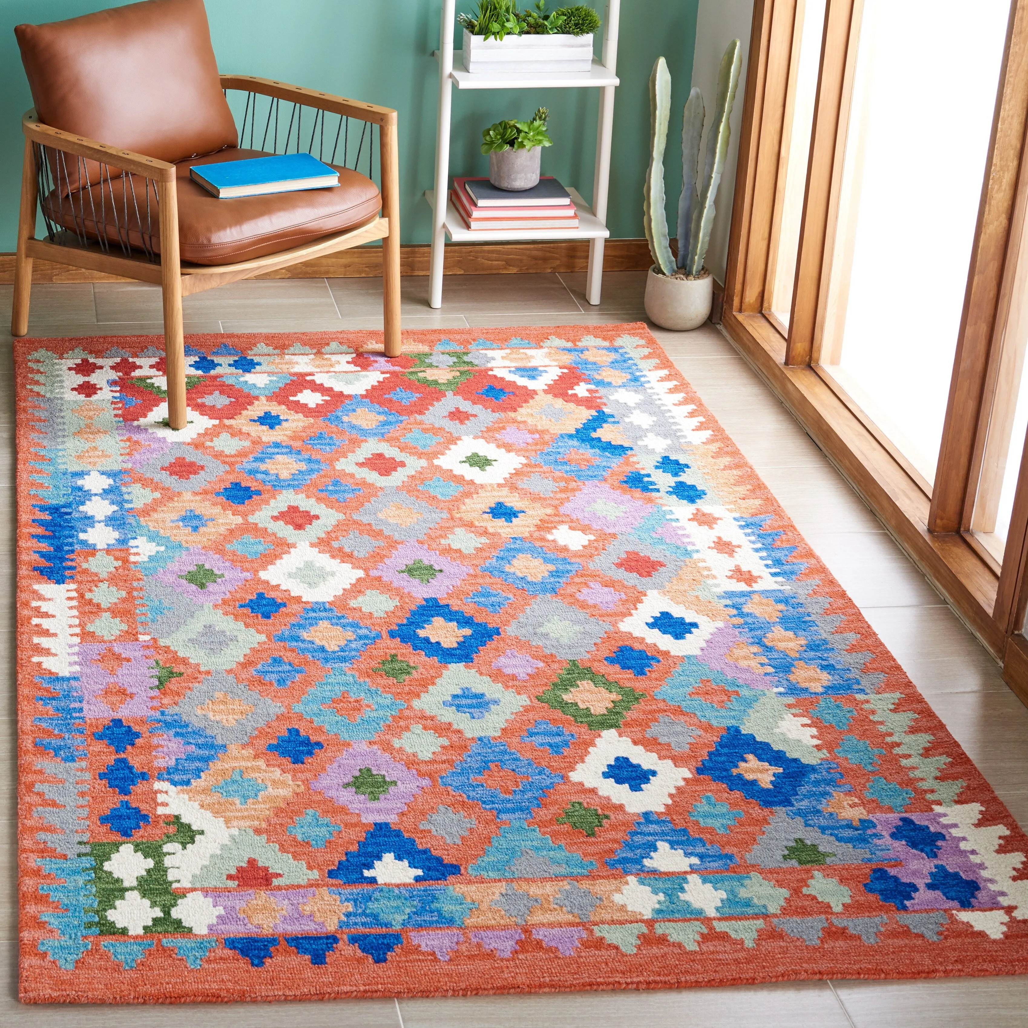 SAFAVIEH Handmade Aspen Mendushe Boho Wool Rug