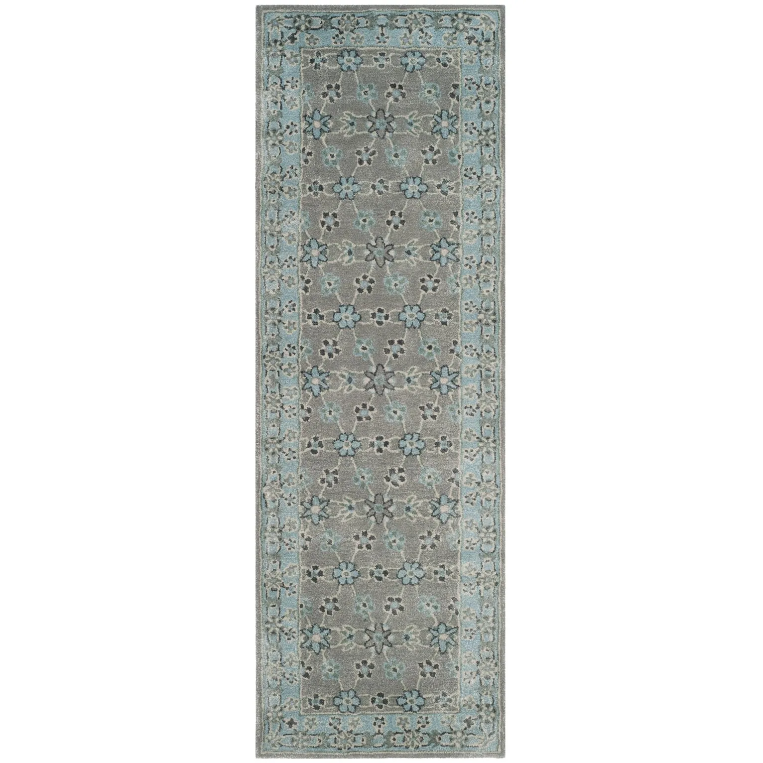 SAFAVIEH Handmade Bella Cevriye Modern Floral Wool Rug