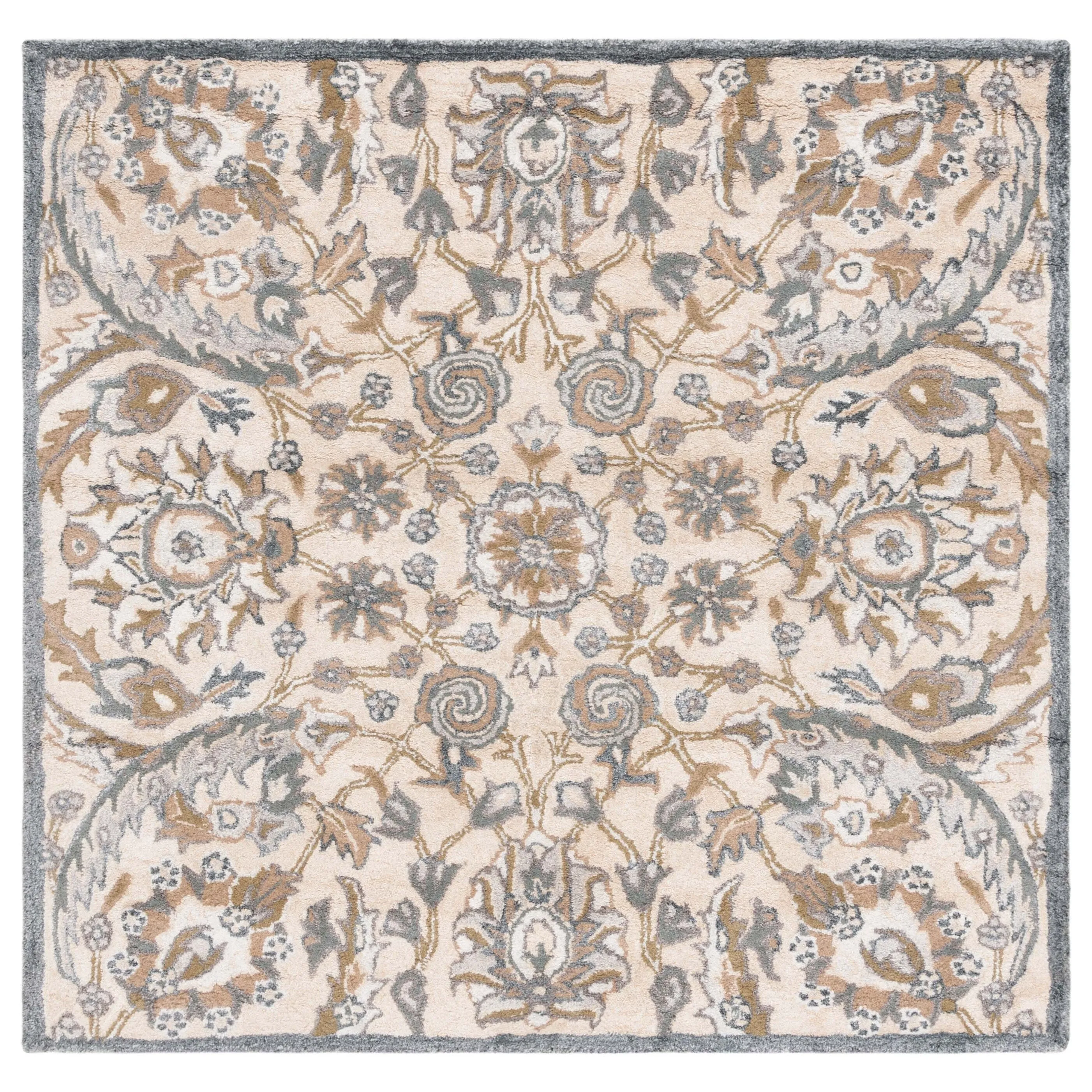 SAFAVIEH Handmade Bella Tifenn Modern Floral Wool Rug