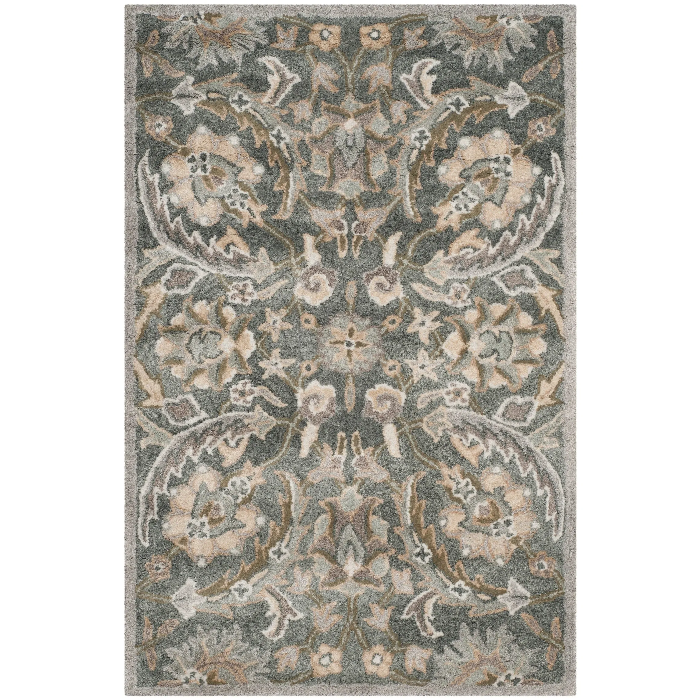 SAFAVIEH Handmade Bella Tifenn Modern Floral Wool Rug