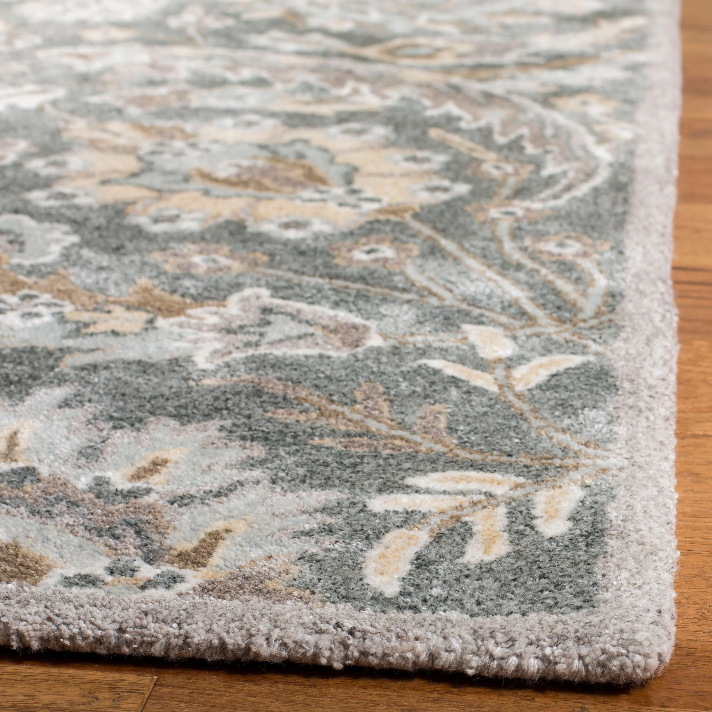 SAFAVIEH Handmade Bella Tifenn Modern Floral Wool Rug