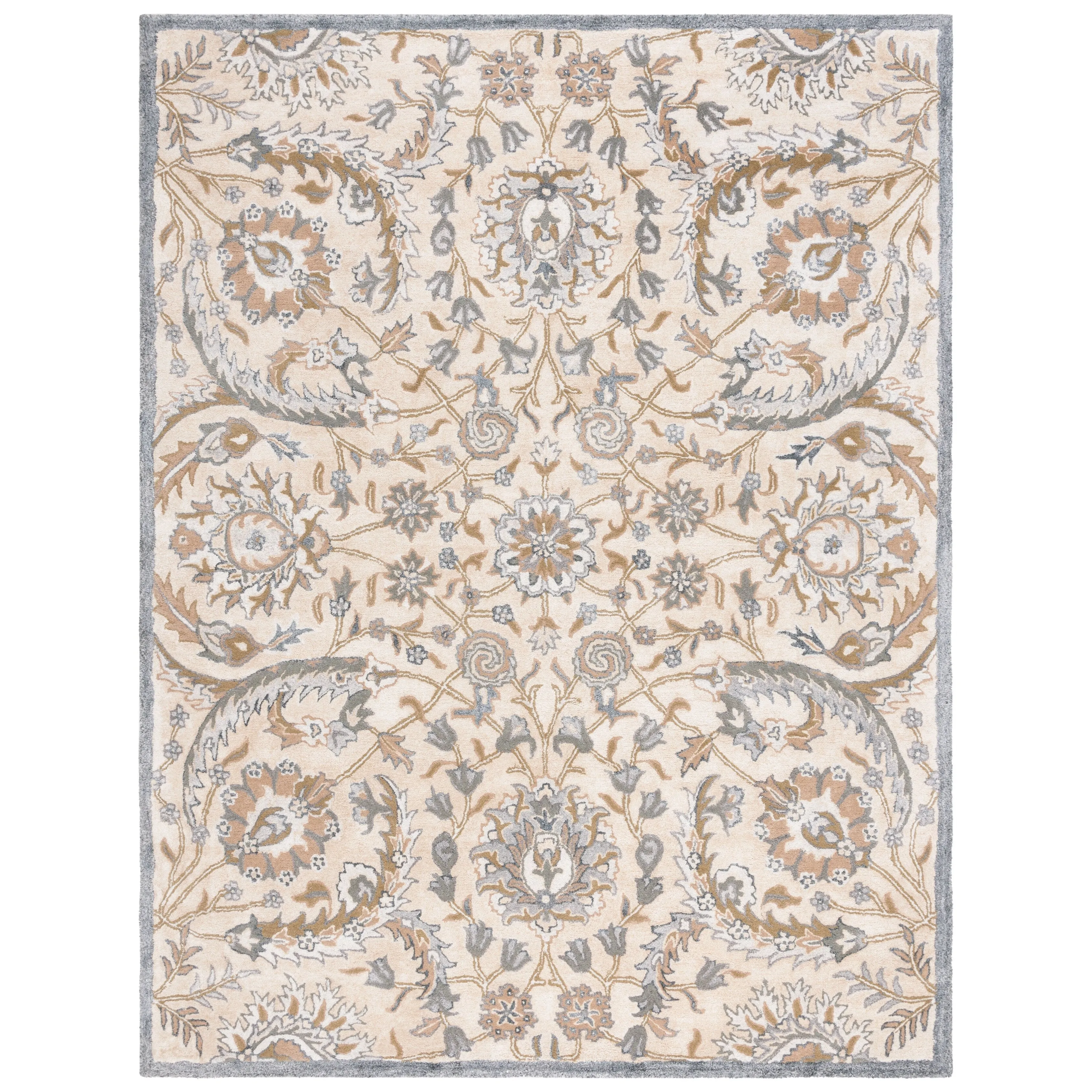 SAFAVIEH Handmade Bella Tifenn Modern Floral Wool Rug