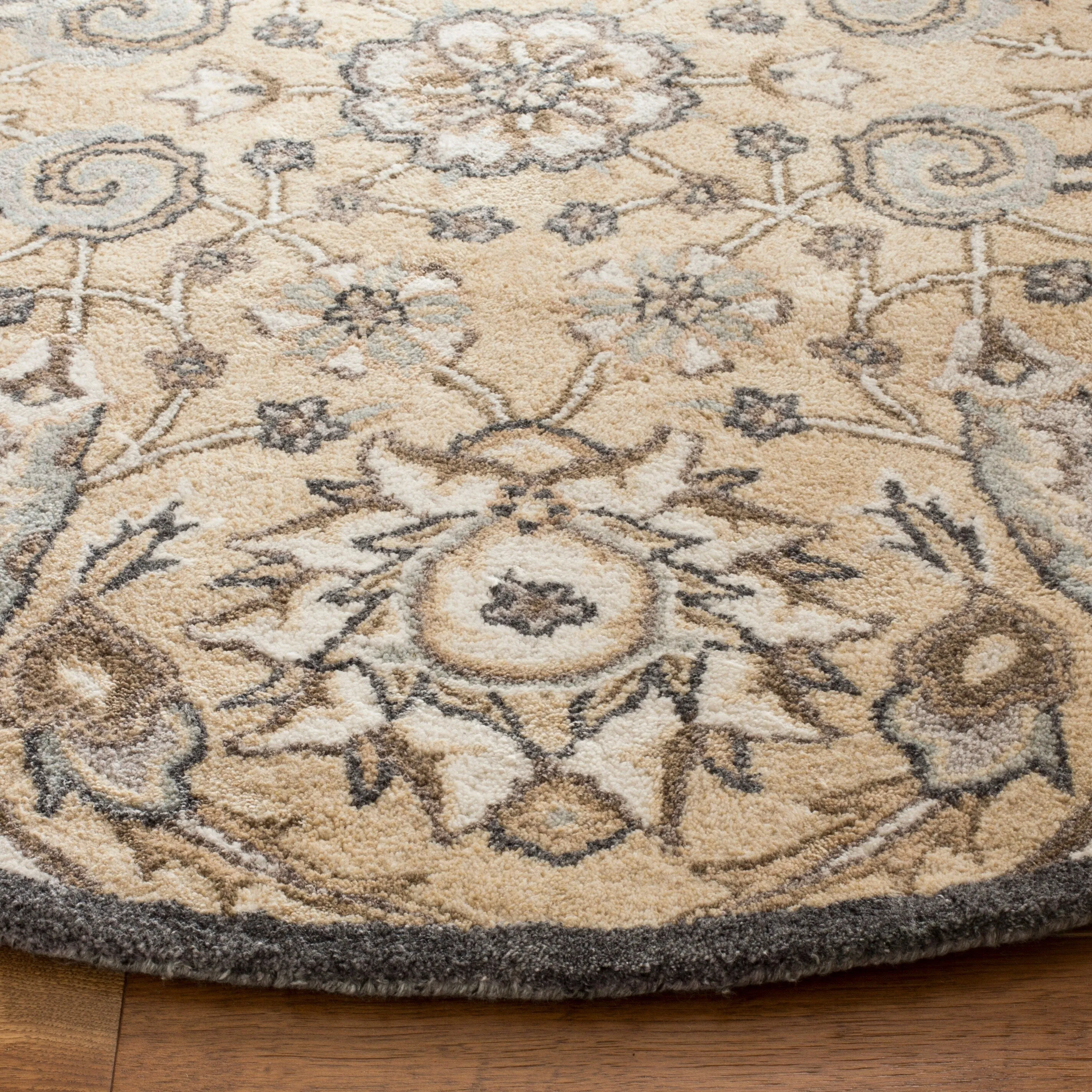 SAFAVIEH Handmade Bella Tifenn Modern Floral Wool Rug