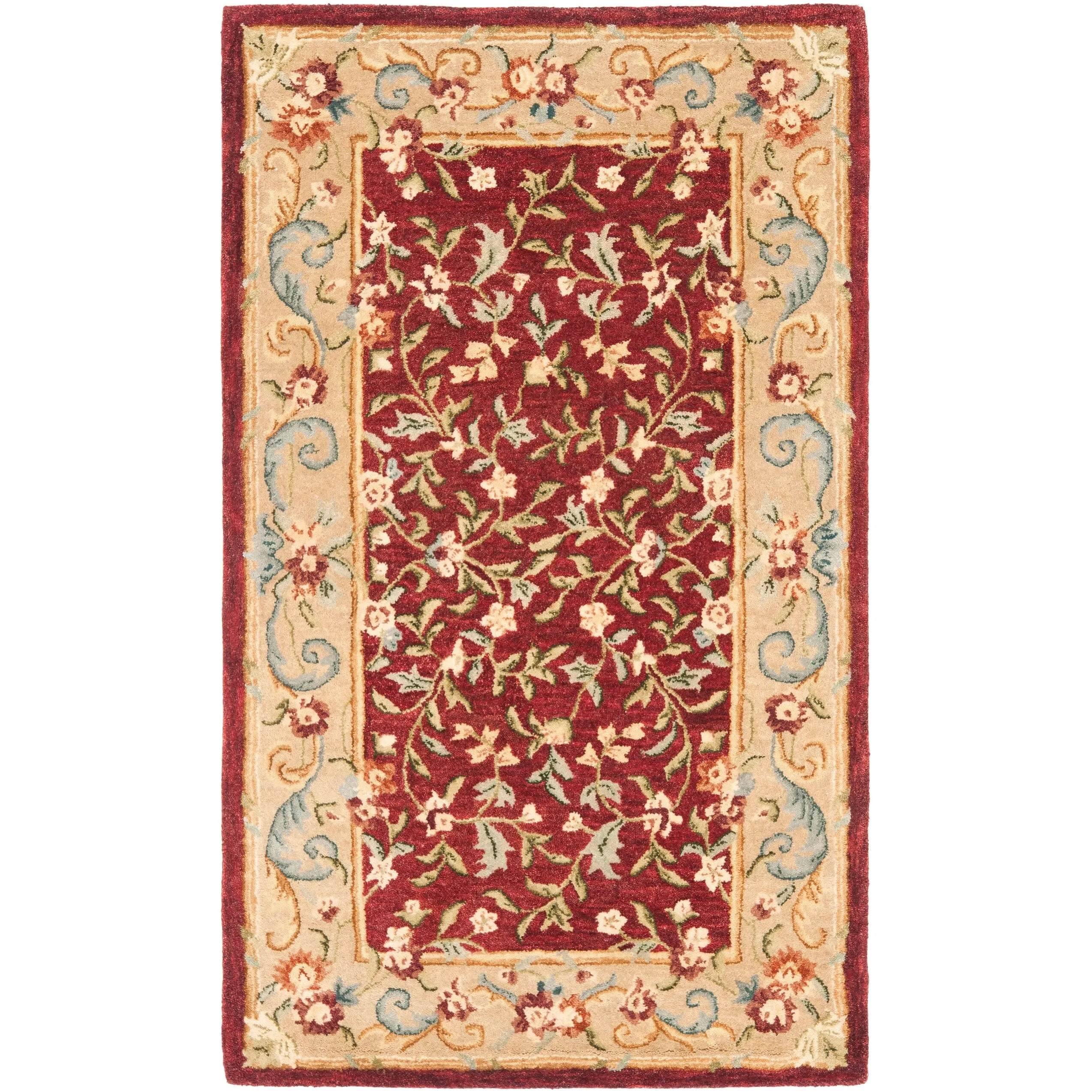 SAFAVIEH Handmade Bergama Andere Oriental Hand-spun Wool Rug