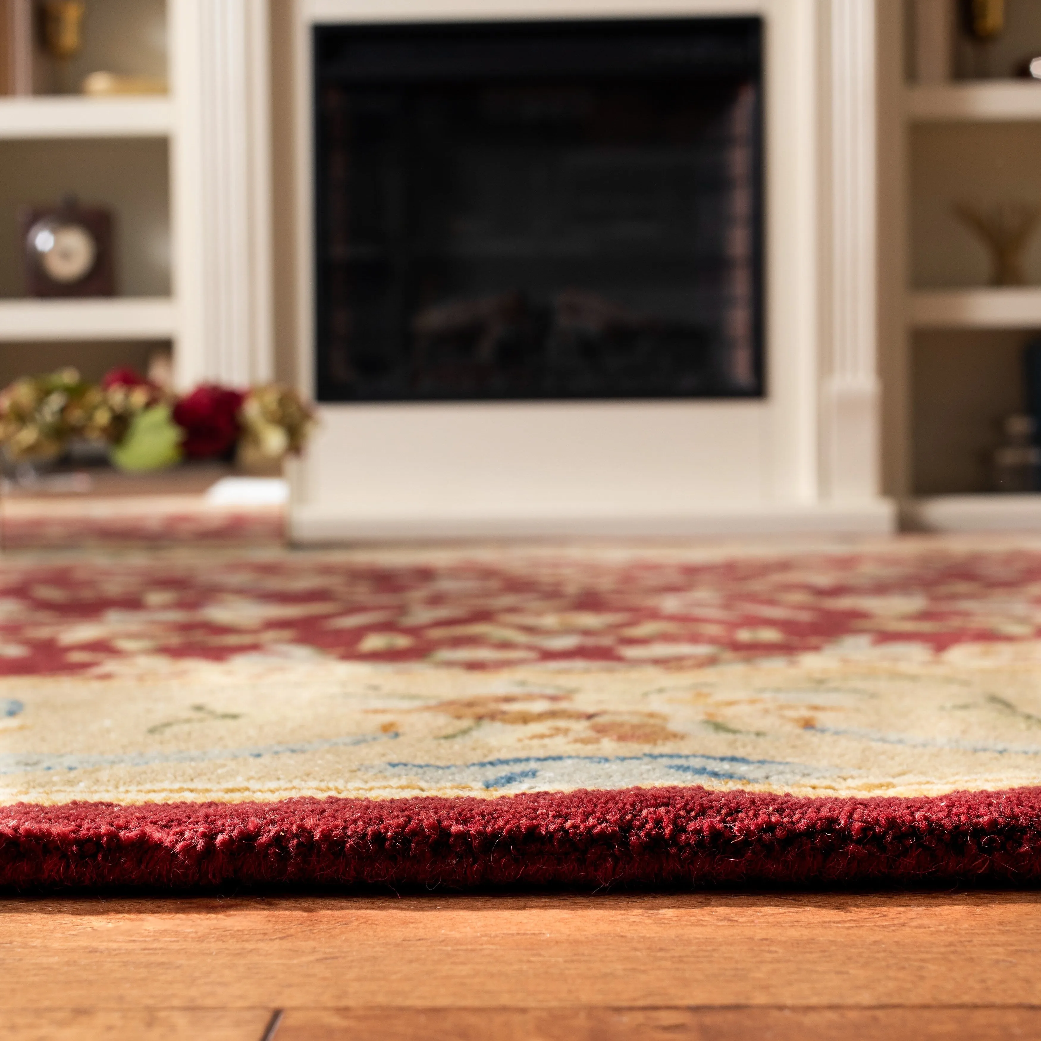 SAFAVIEH Handmade Bergama Andere Oriental Hand-spun Wool Rug