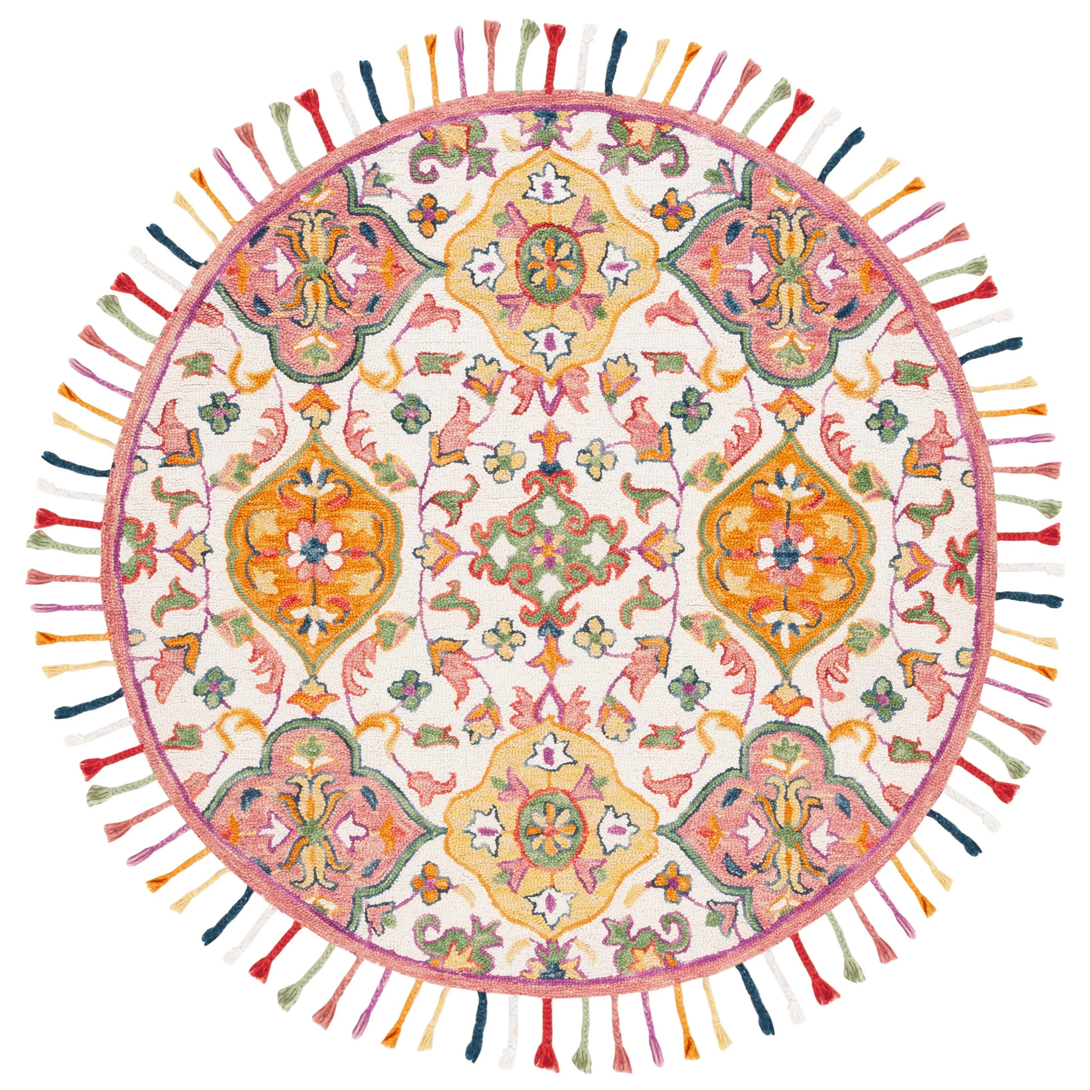 SAFAVIEH Handmade Blossom Amke Modern Floral Wool Rug
