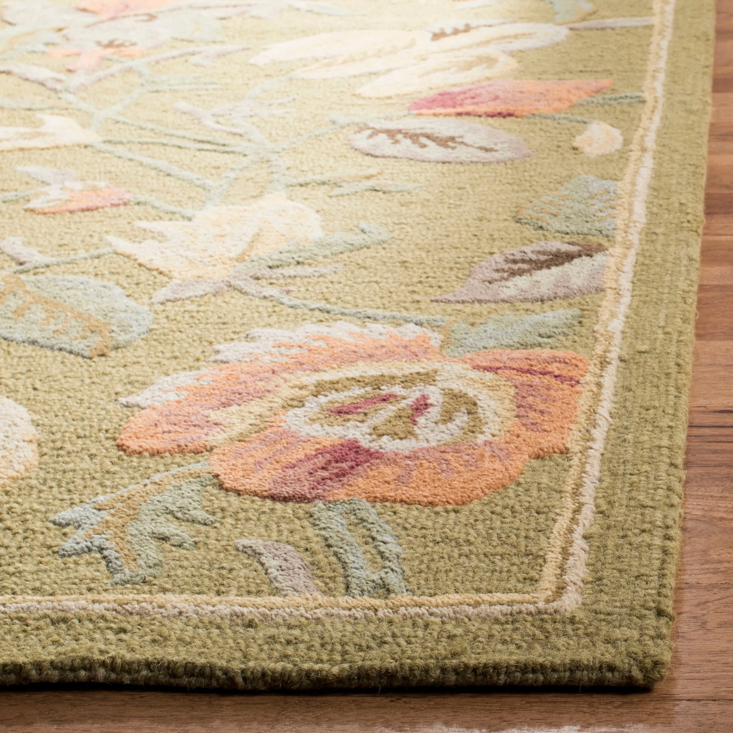 SAFAVIEH Handmade Blossom Donus Modern Floral Wool Rug